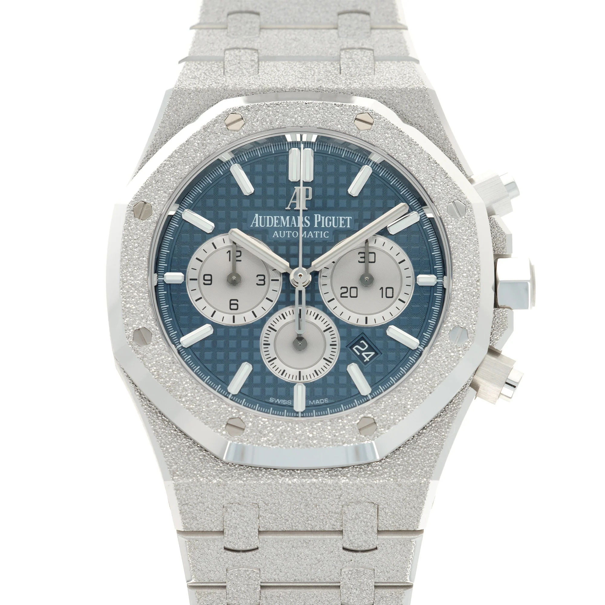 Audemars Piguet Frosted White Gold Royal Oak Watch Ref. 26331