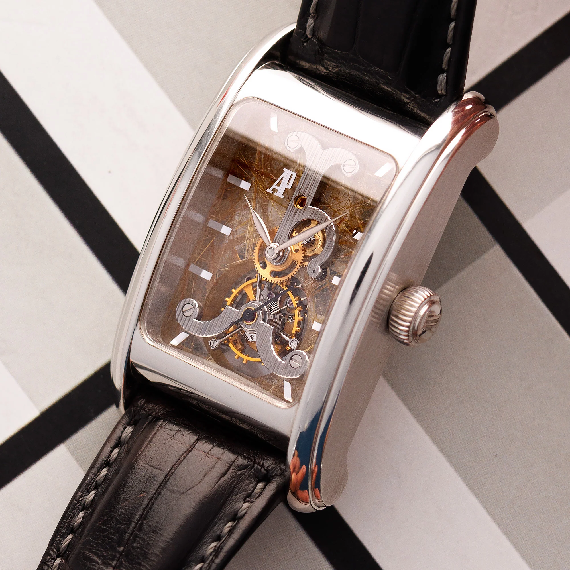 Audemars Piguet Platinum Edward Piguet Tourbillon Skeleton Watch Ref. 25924 - Image 2