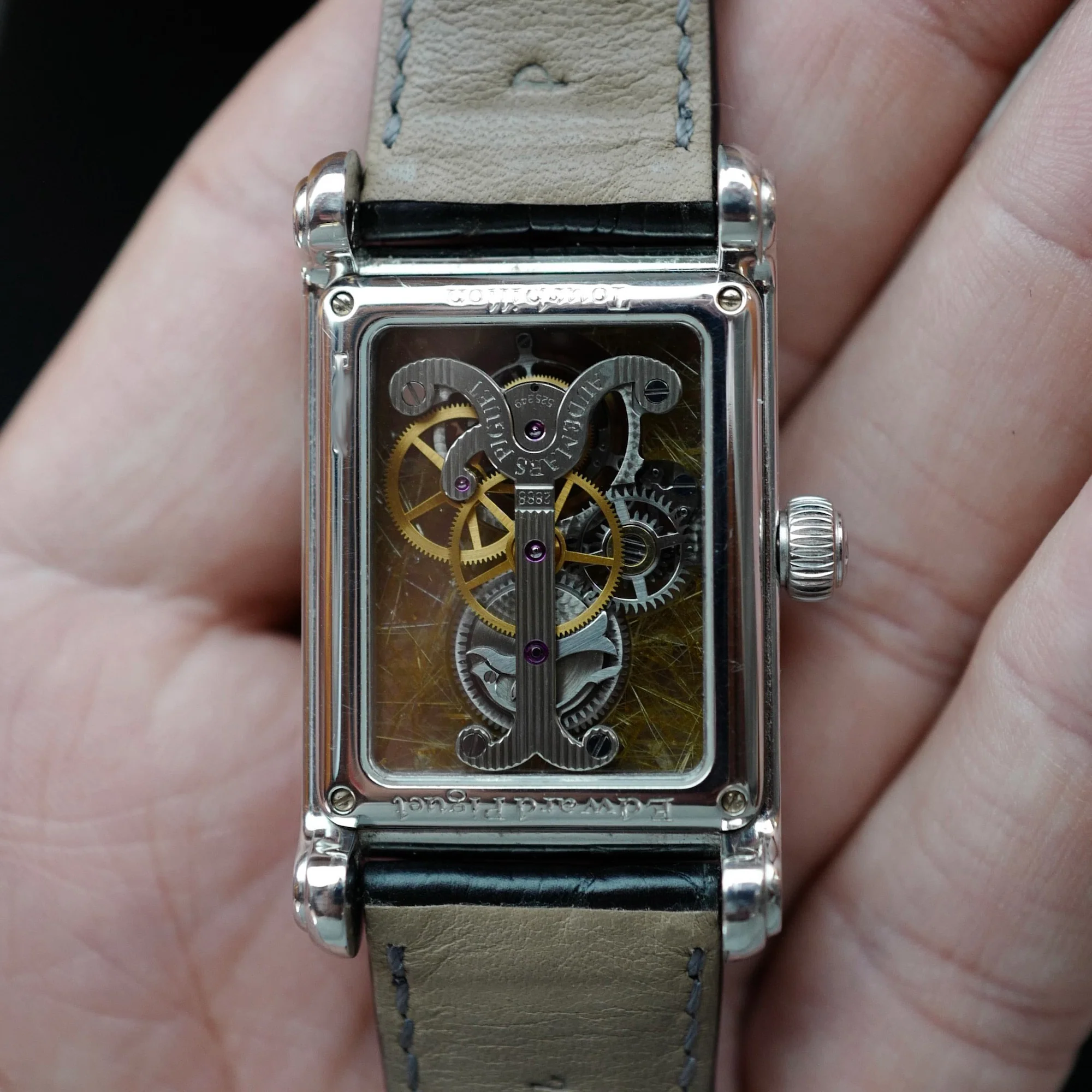 Audemars Piguet Platinum Edward Piguet Tourbillon Skeleton Watch Ref. 25924 - Image 7