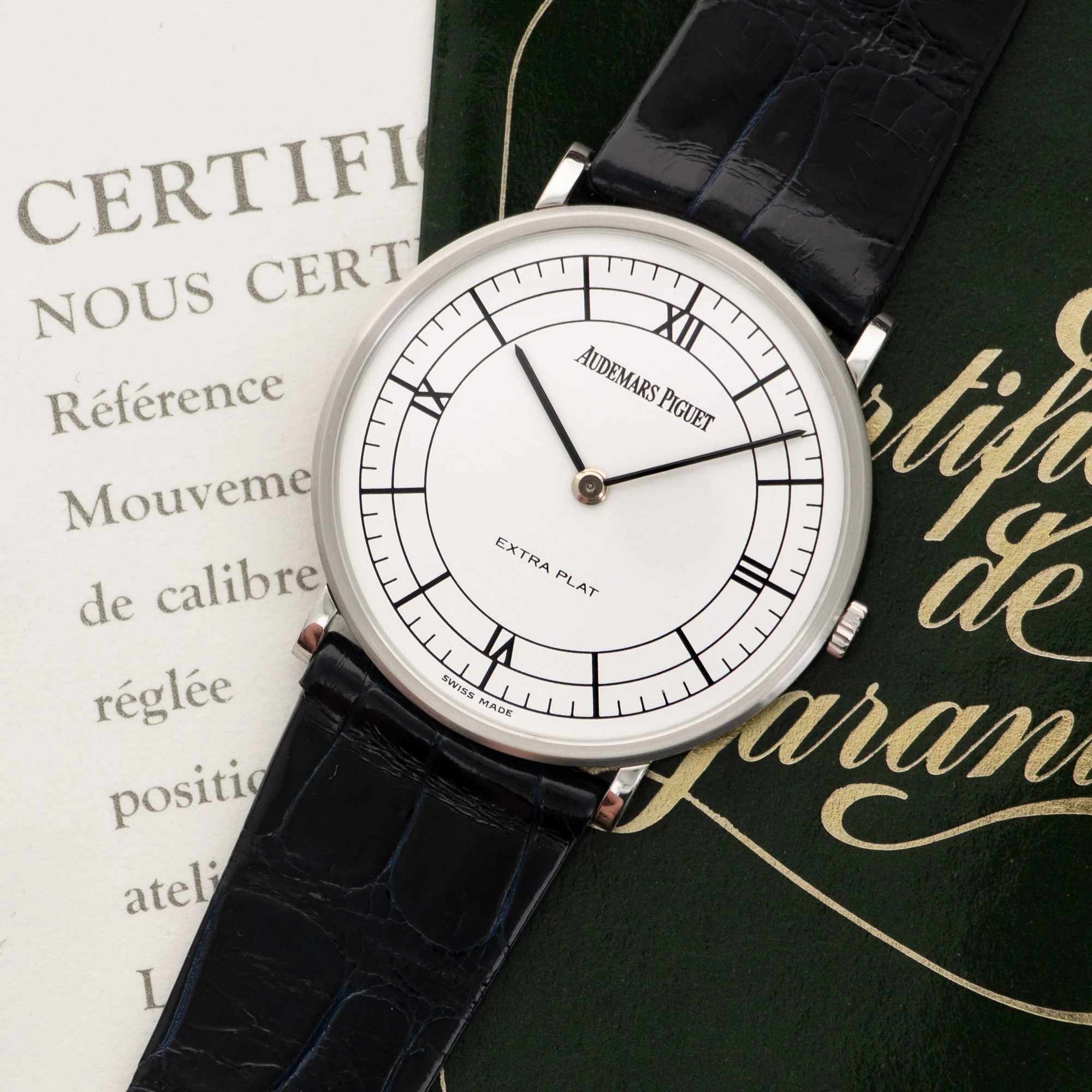 Audemars Piguet Platinum Extra-Plat Ultra-Thin Watch - Image 2