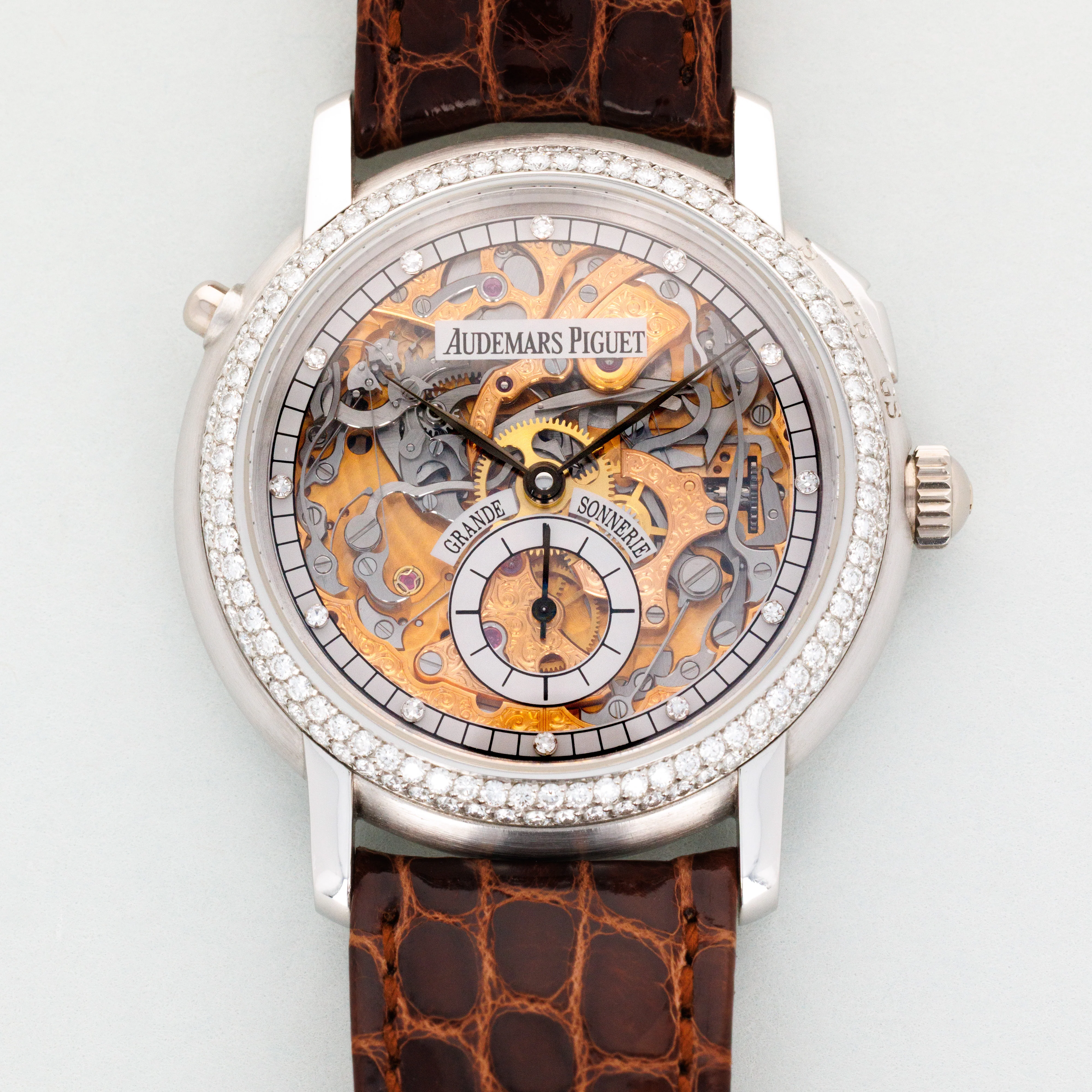 Audemars Piguet Platinum Grand Sonnerie Skeleton Watch with Diamonds, Possibly Unique - Image 6