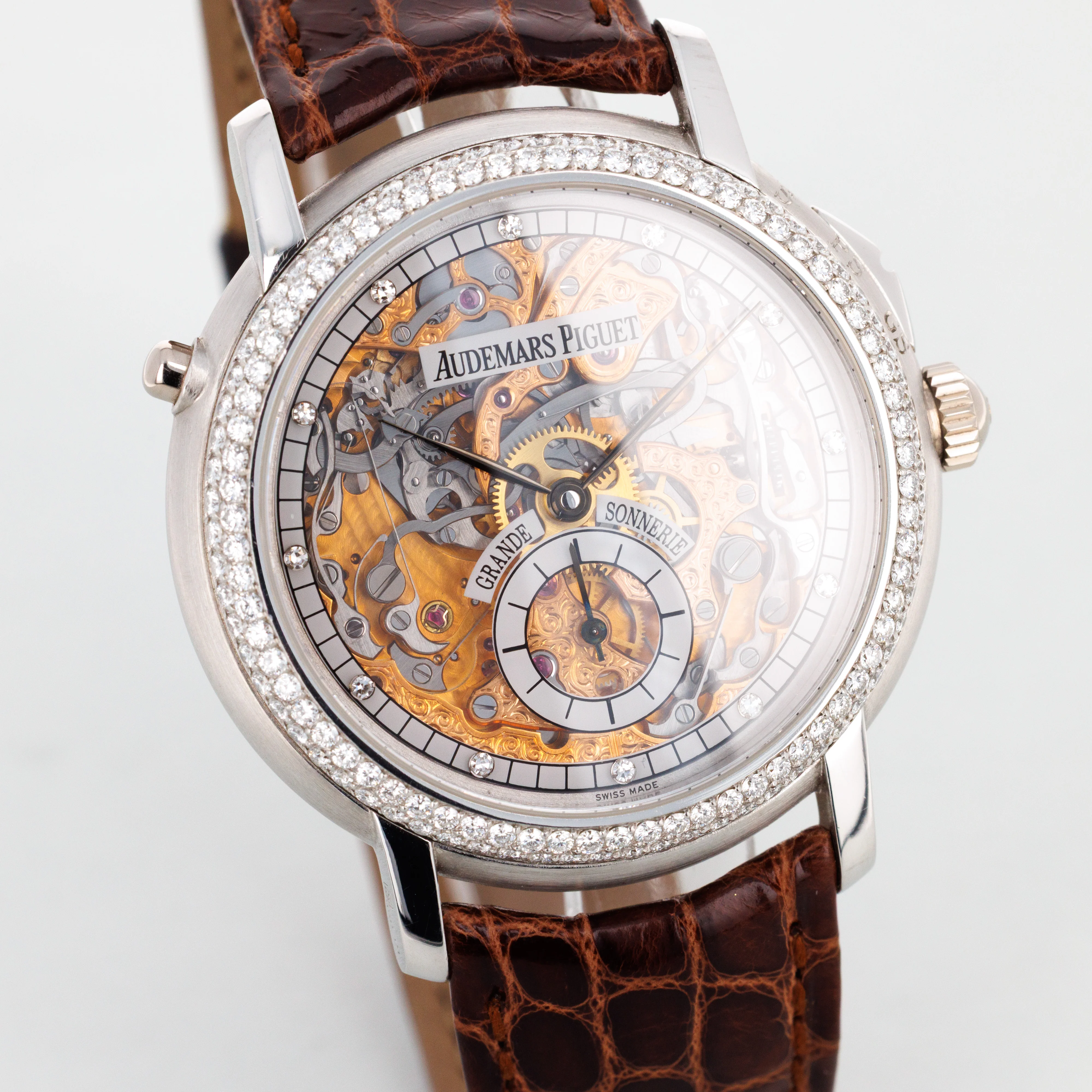 Audemars Piguet Platinum Grand Sonnerie Skeleton Watch with Diamonds, Possibly Unique - Image 8