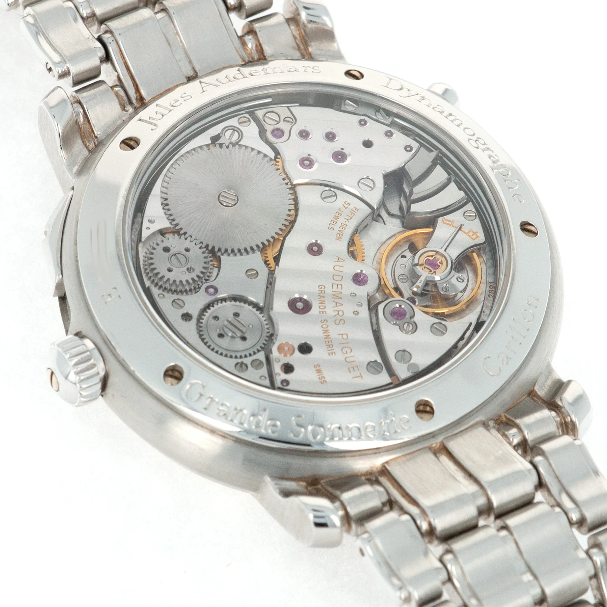 Audemars Piguet Platinum Jules Audemars Carillon Minute Repeater Watch - Image 5