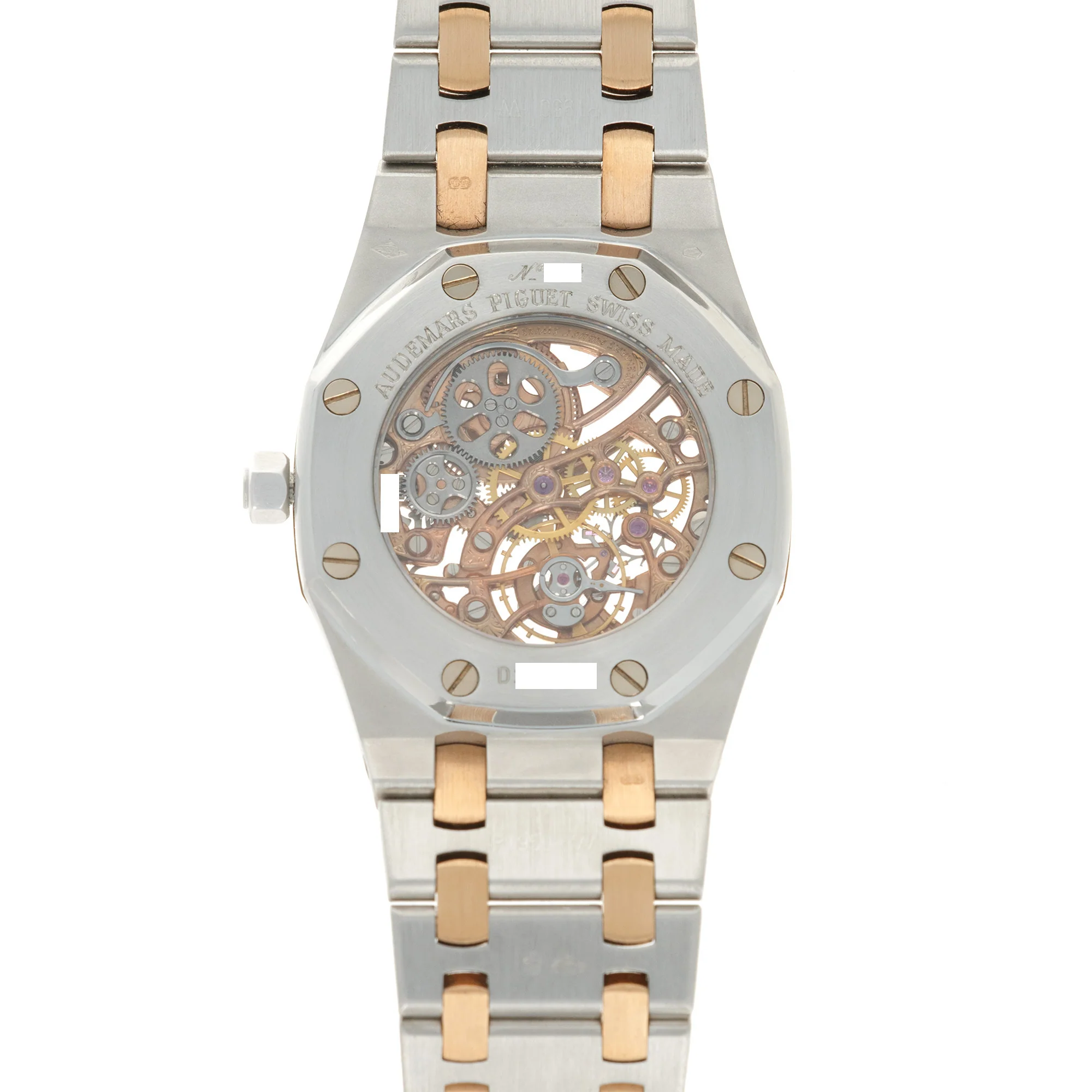 Audemars Piguet Platinum & Rose Gold Royal Oak Skeleton Watch - Image 4