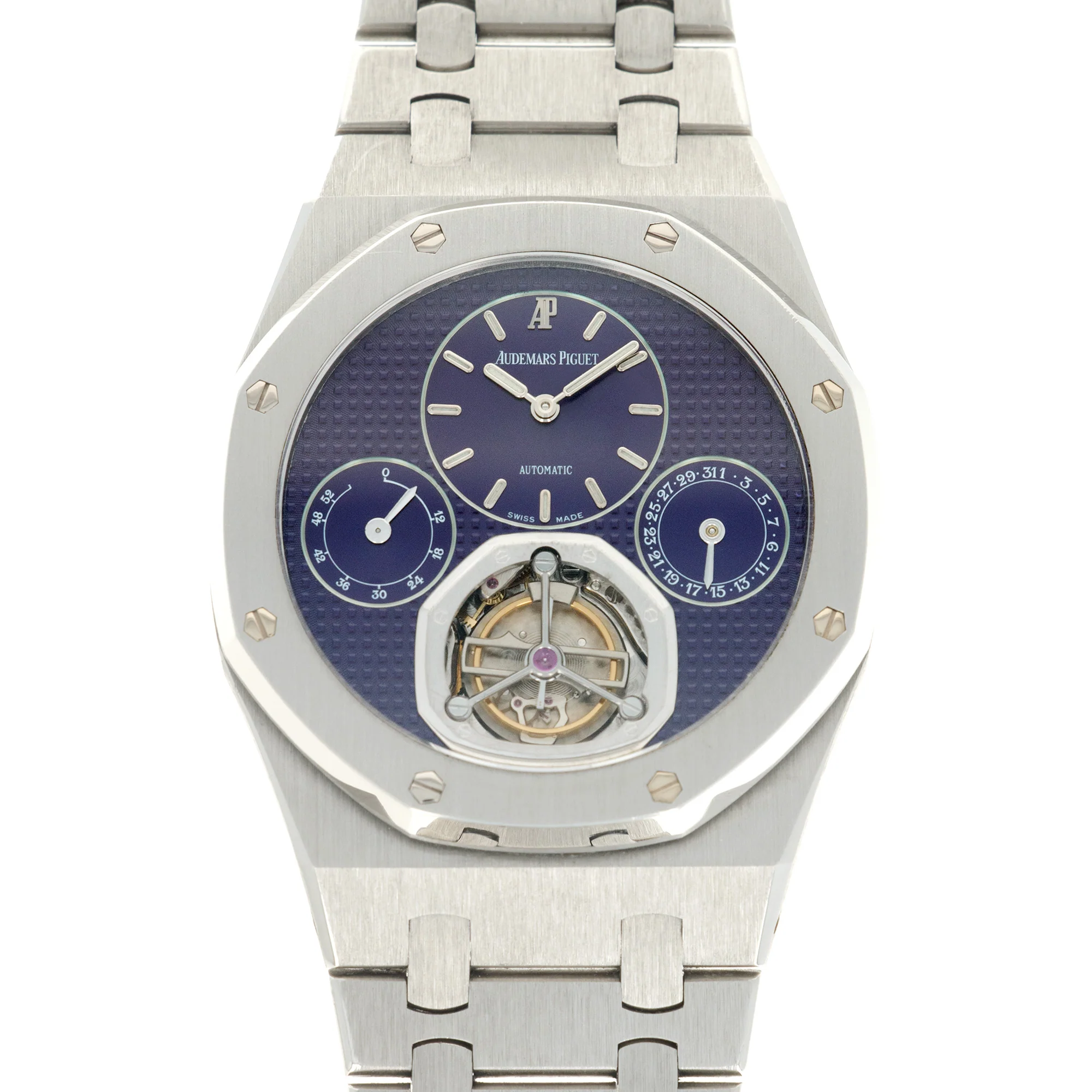 Audemars Piguet Platinum Royal Oak Anniversary Tourbillon Watch, Ref. 25831
