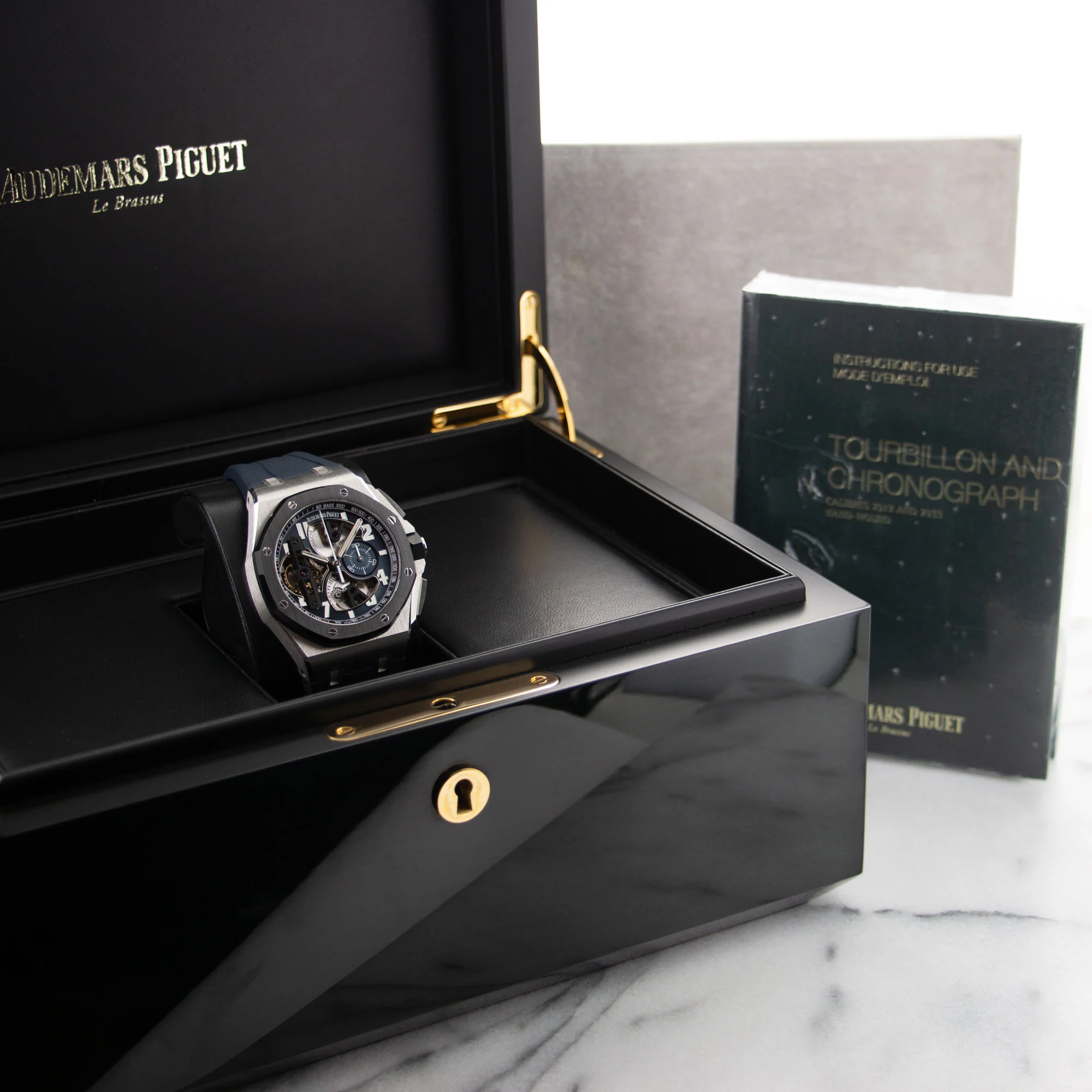 Audemars Piguet Platinum Royal Oak Offshore Tourbillon Watch Ref. 26388 - Image 6