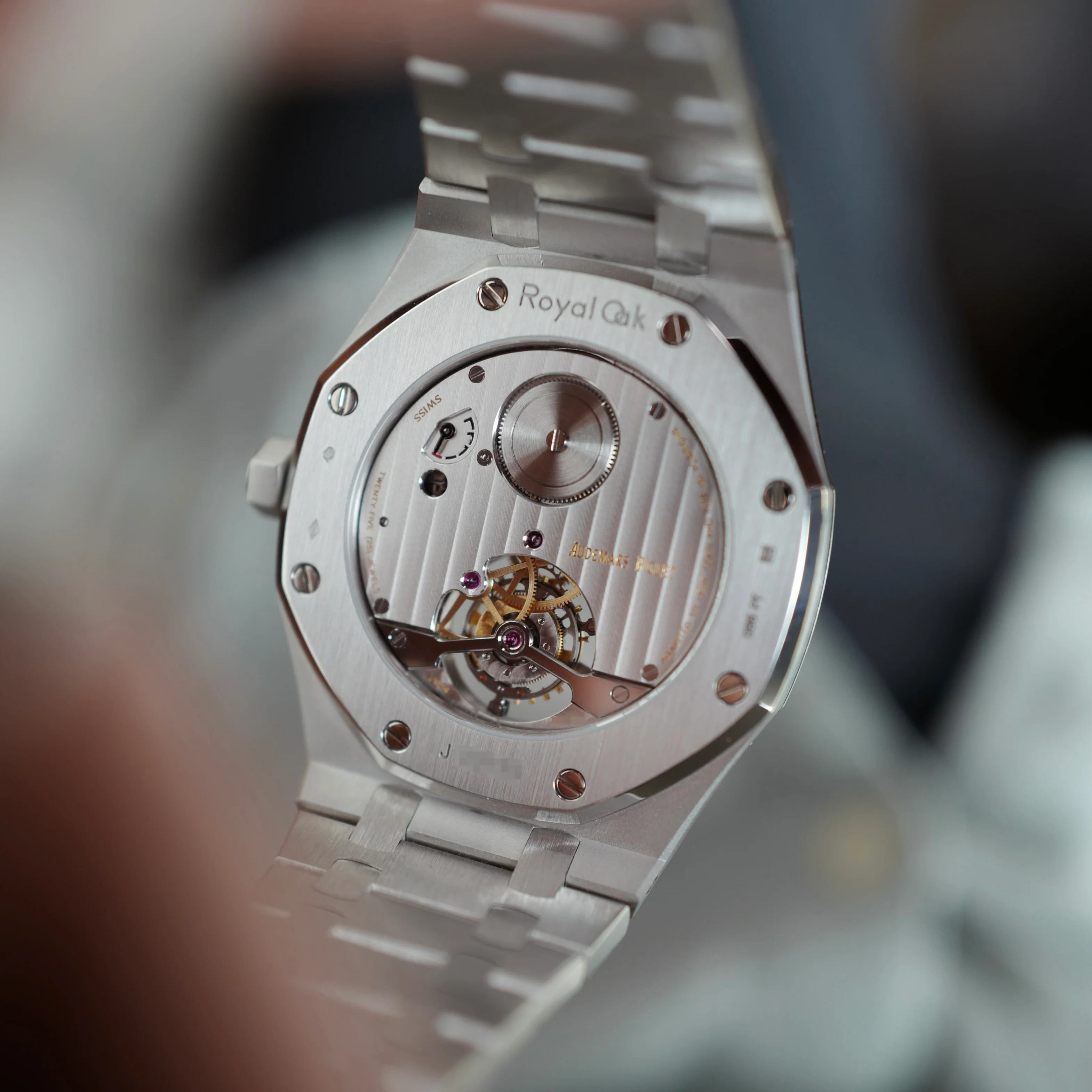 Audemars Piguet Platinum Royal Oak Tourbillon Watch Ref. 26510 - Image 3