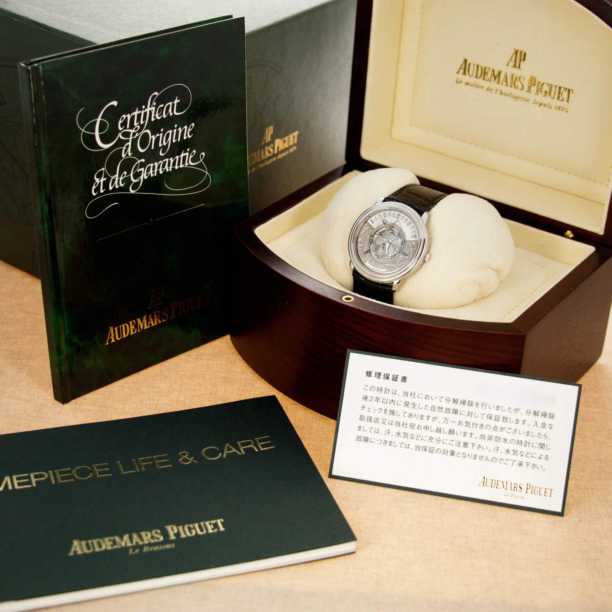 Audemars Piguet Platinum Star Wheel Engraved Dial Ref. 25720 - Image 9
