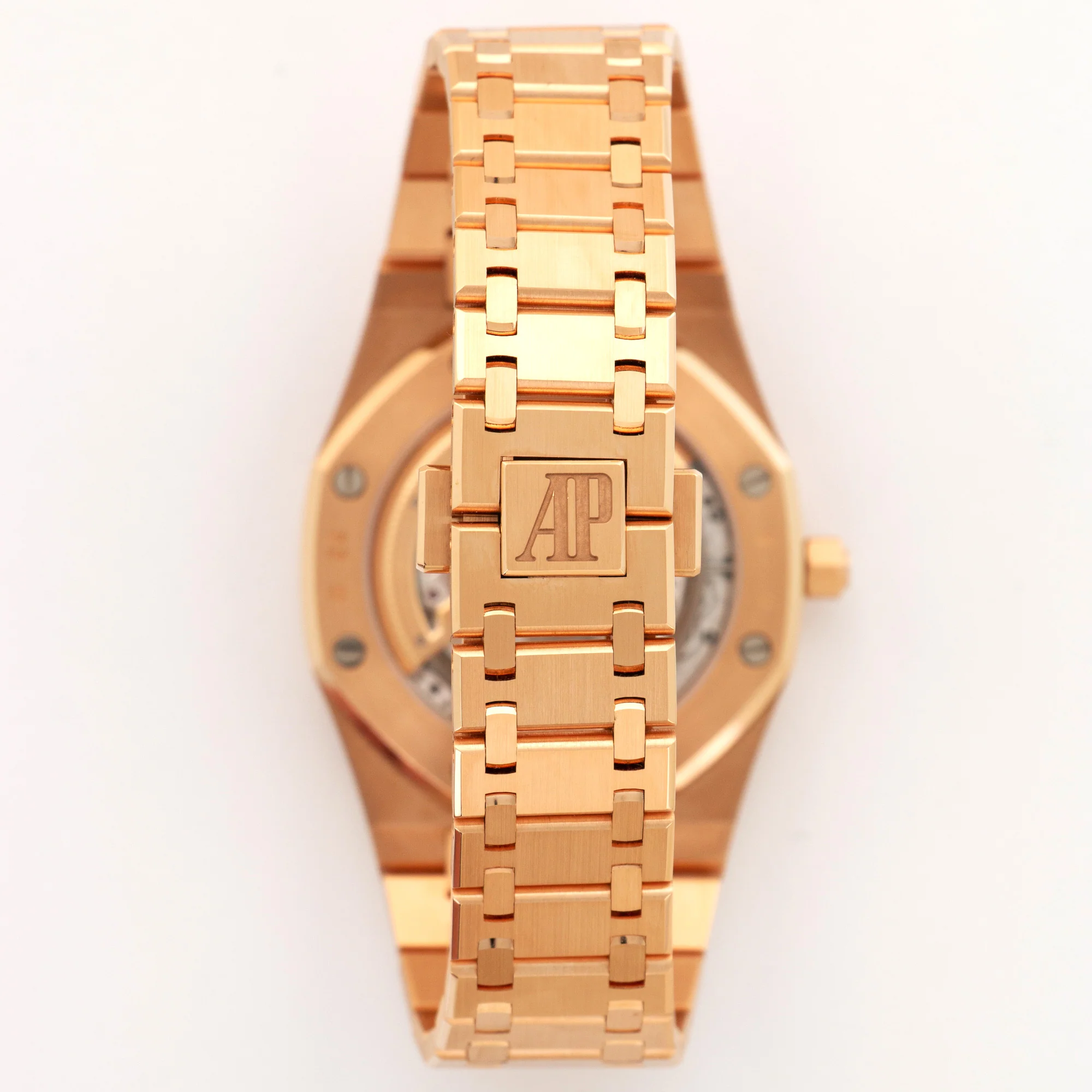 Audemars Piguet Rose Gold Royal Oak Automatic Extra-Thin Watch - Image 4