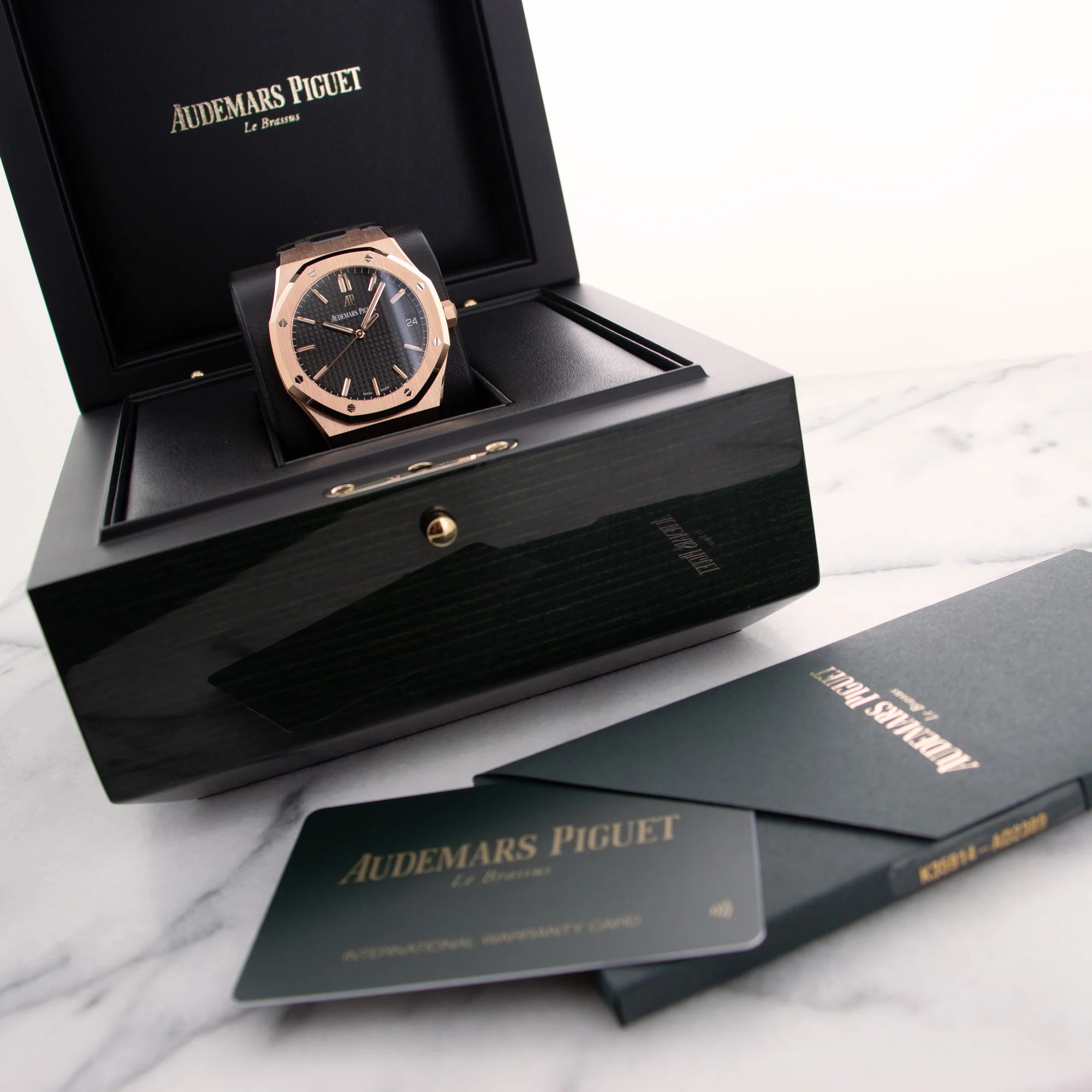 Audemars Piguet Rose Gold Royal Oak Automatic Watch Ref. 15500 - Image 6