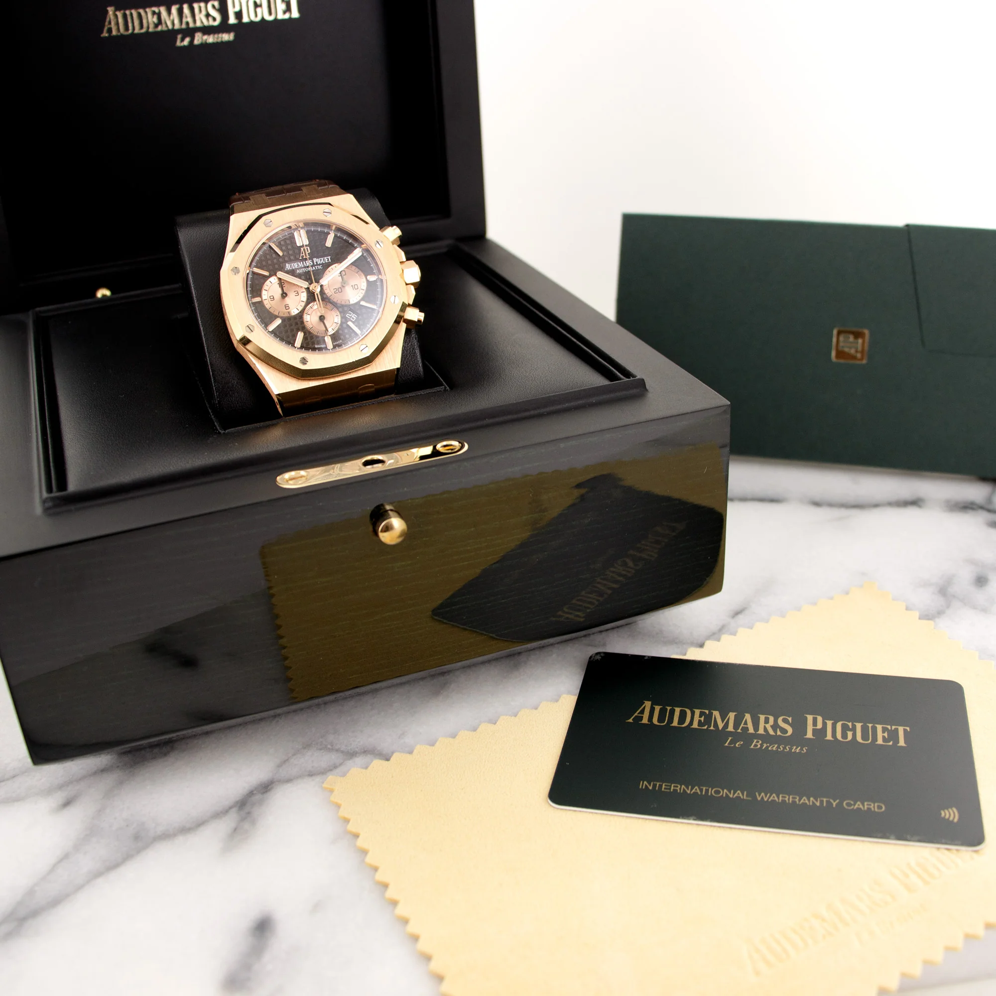 Audemars Piguet Rose Gold Royal Oak Chrono Watch Ref. 26331 - Image 5