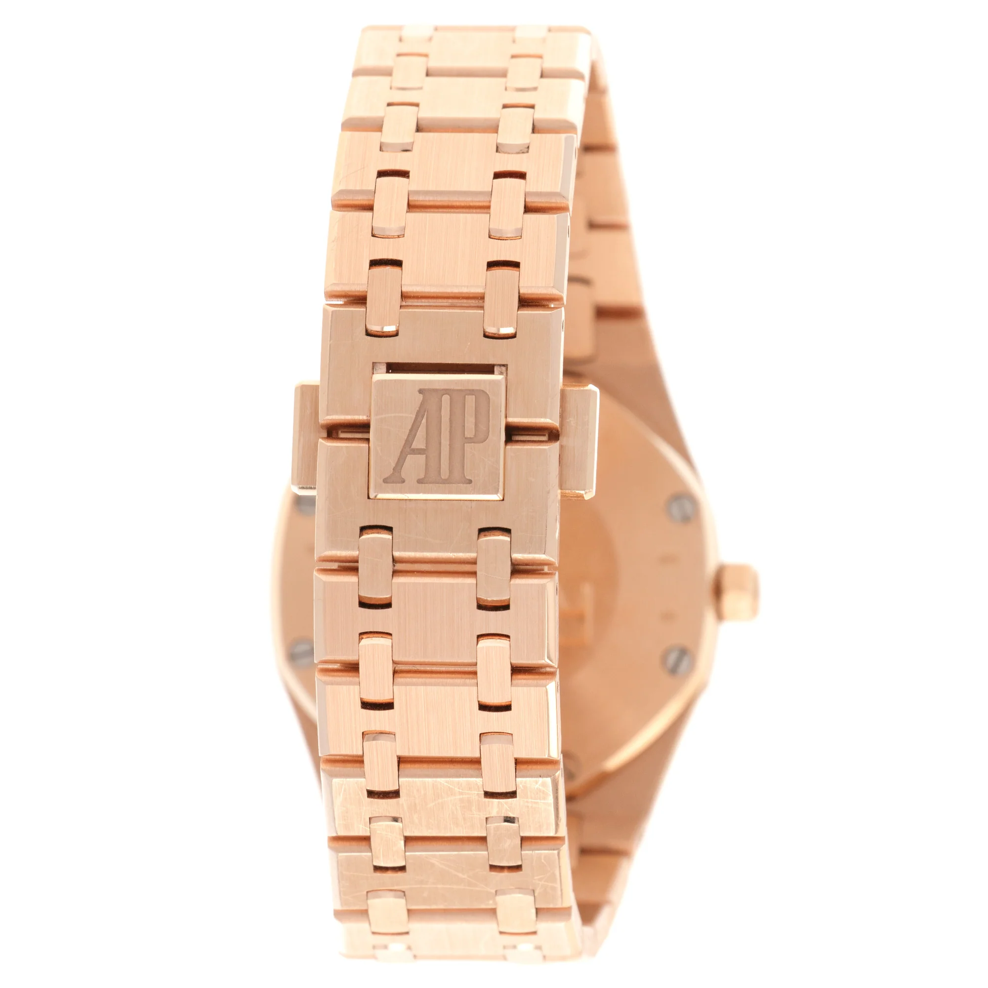 Audemars Piguet Rose Gold Royal Oak Diamond Watch Ref. 67651 - Image 5