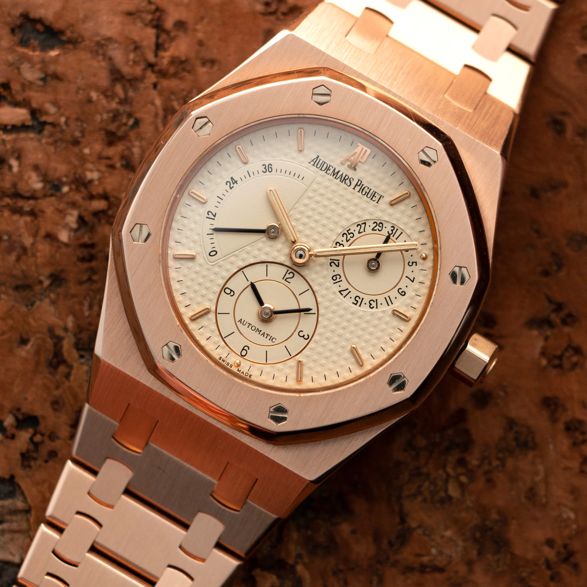 Audemars Piguet Rose Gold Royal Oak Dual Time Ref. 25730 - Image 2