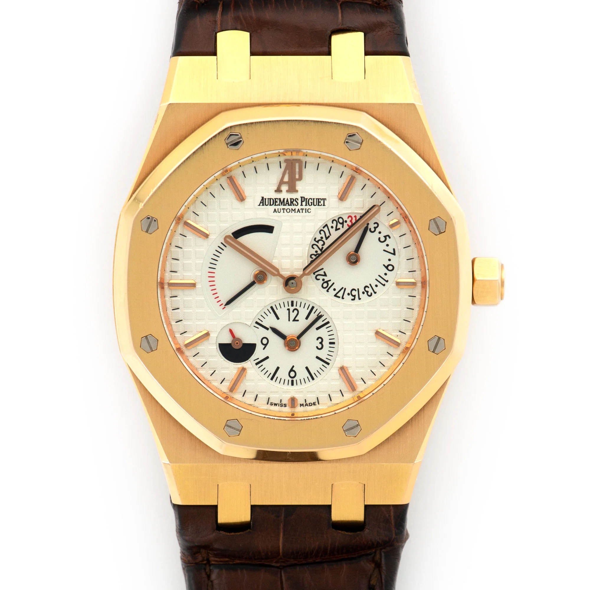 Audemars Piguet Rose Gold Royal Oak Dual Time Ref. 26120OR