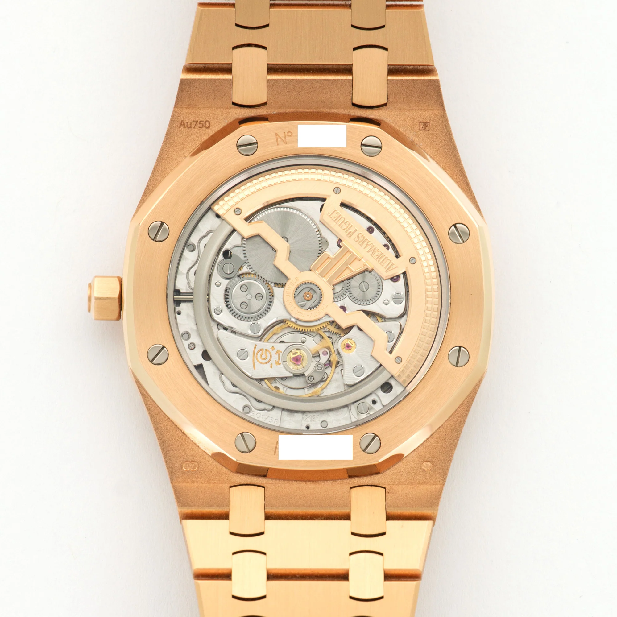 Audemars Piguet Rose Gold Royal Oak Extra-Thin Watch Ref. 15202 - Image 4