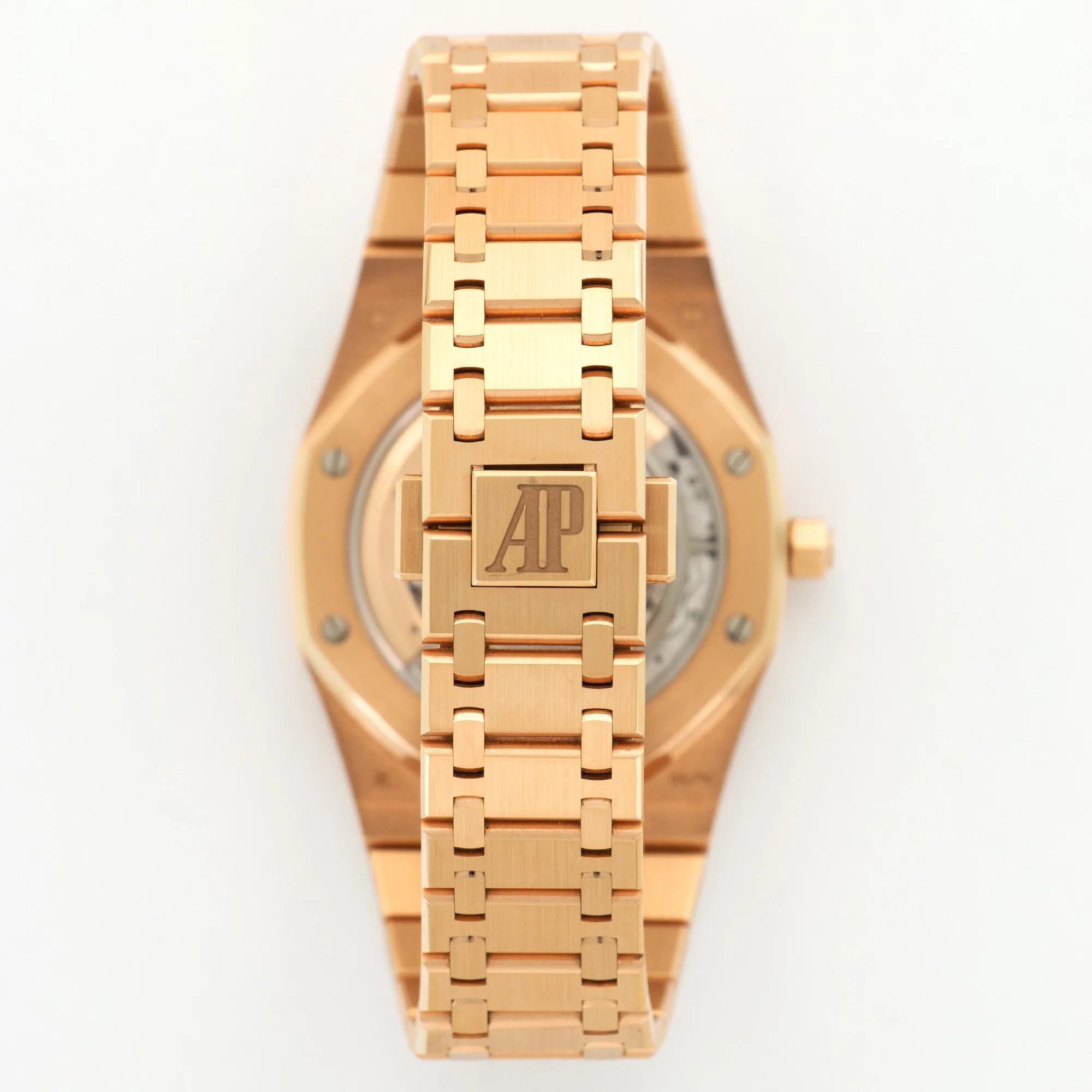 Audemars Piguet Rose Gold Royal Oak Extra-Thin Watch Ref. 15202 - Image 5