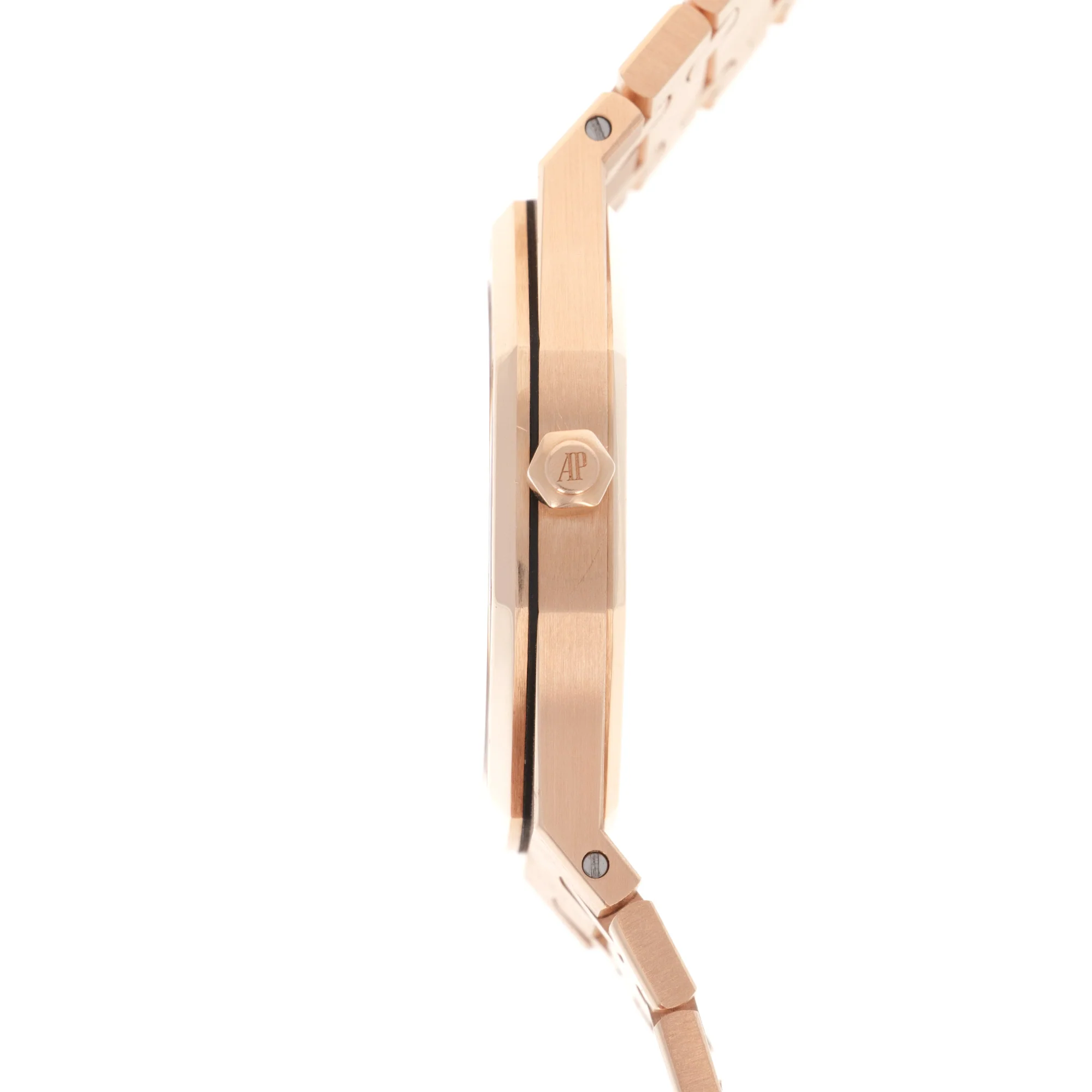 Audemars Piguet Rose Gold Royal Oak Openworked Skeleton Watch Ref. 15204 - Image 3