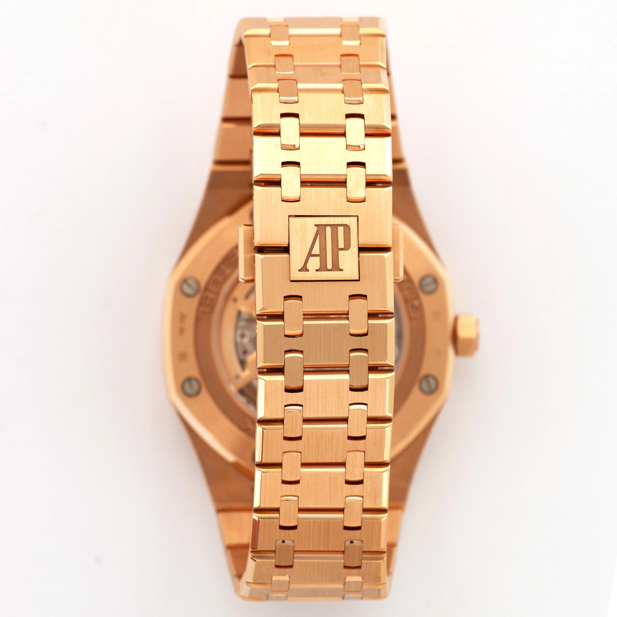 Audemars Piguet Rose Gold Royal Oak Perpetual Watch Ref. 26574 - Image 5