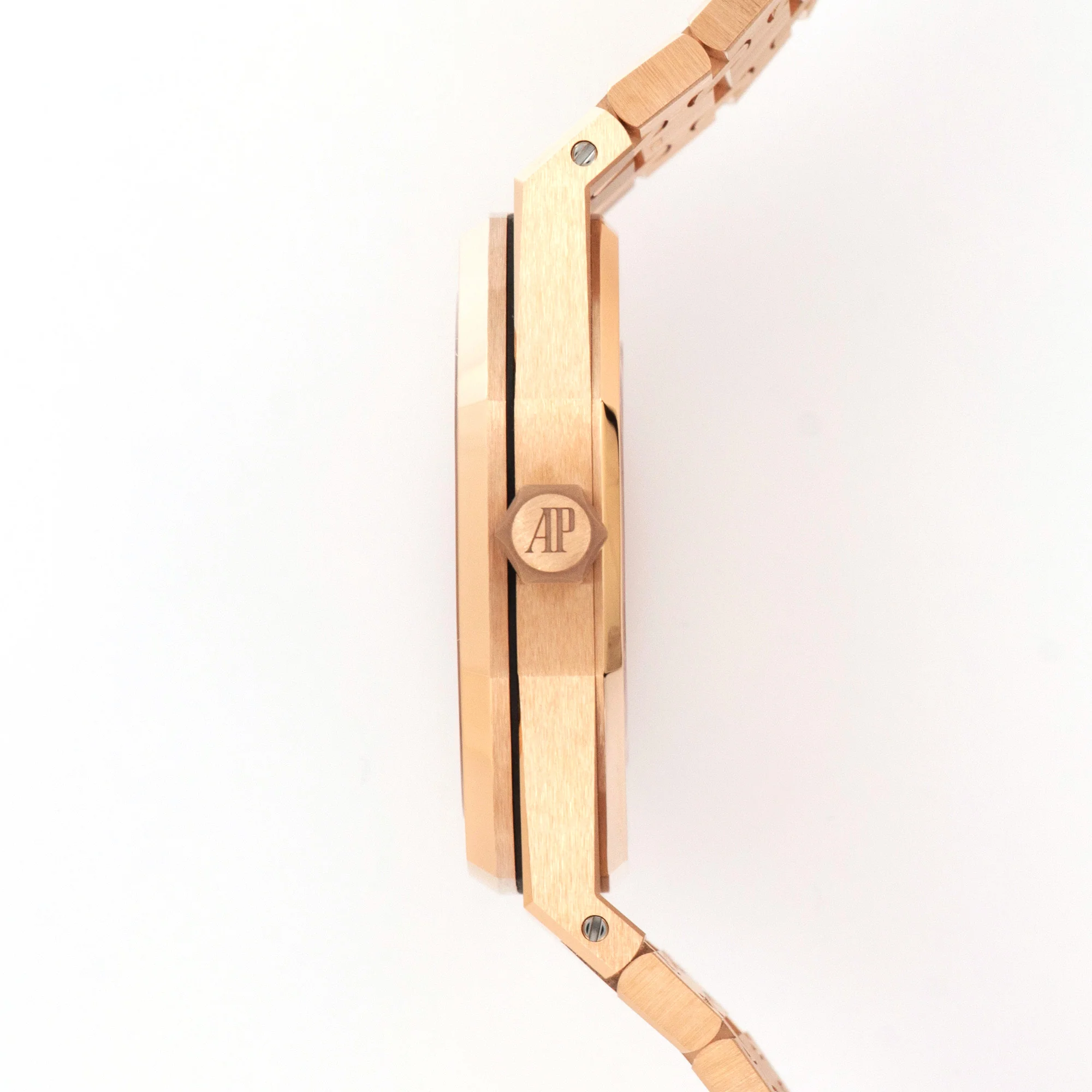 Audemars Piguet Rose Gold Royal Oak Rainbow Watch - Image 3