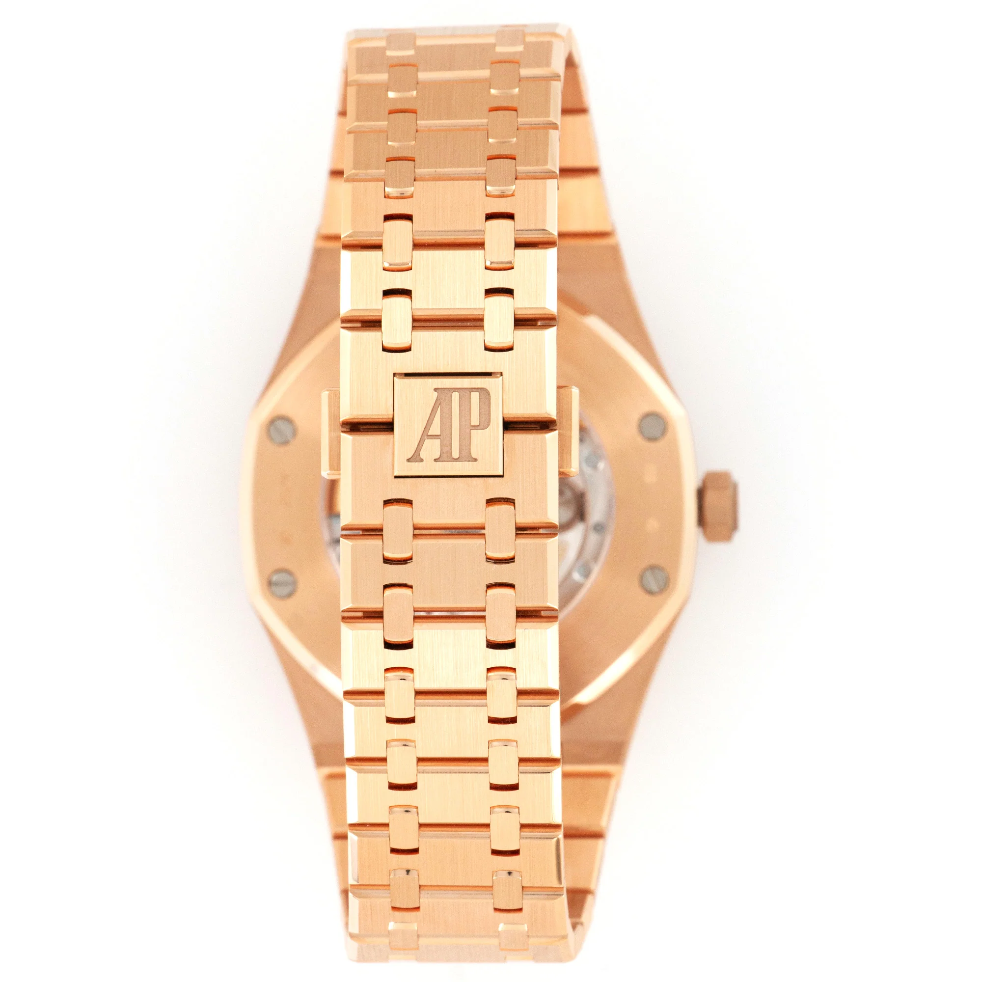 Audemars Piguet Rose Gold Royal Oak Rainbow Watch - Image 4