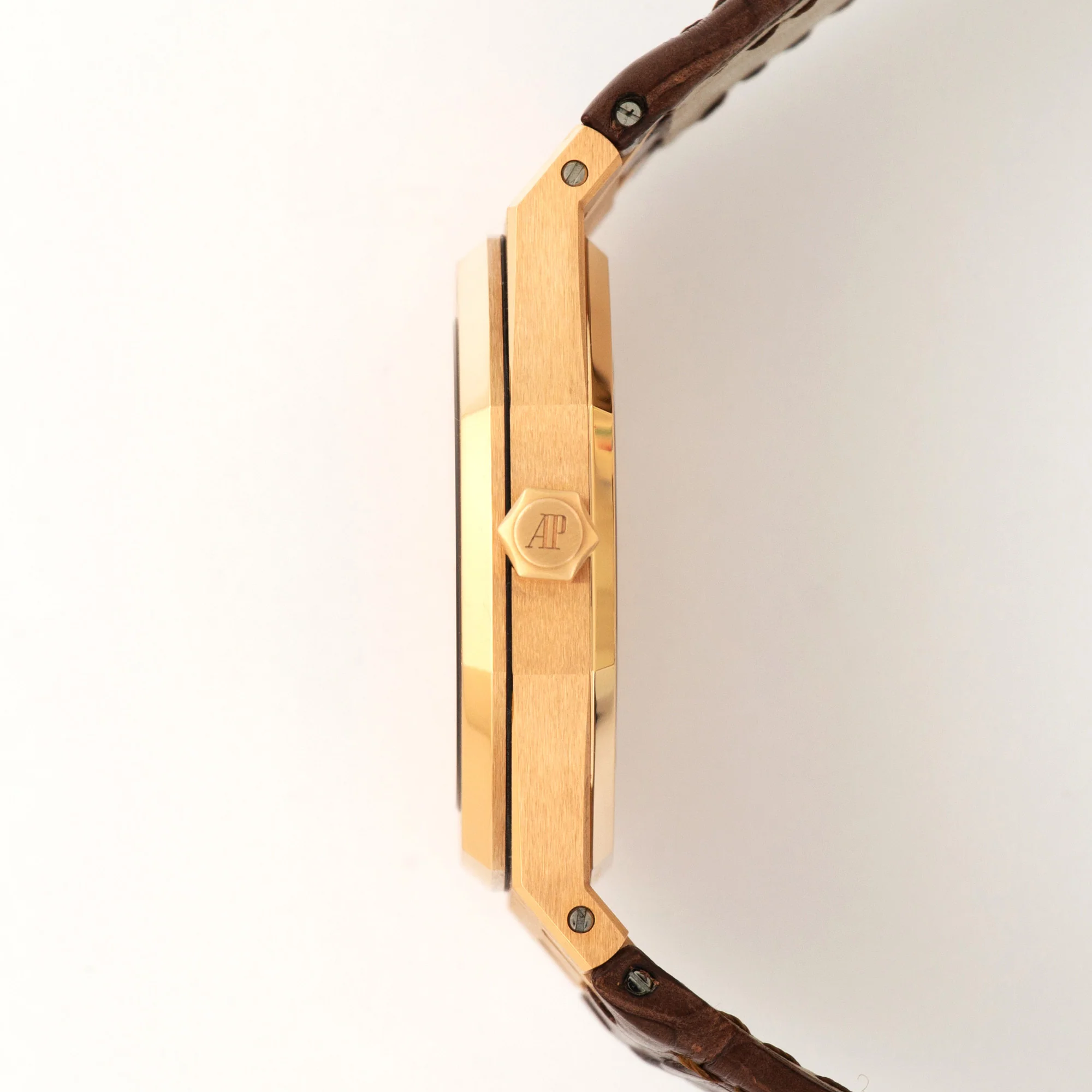 Audemars Piguet Rose Gold Openworked Royal Oak Skeletonized Watch, Ref. 15305 - Image 3