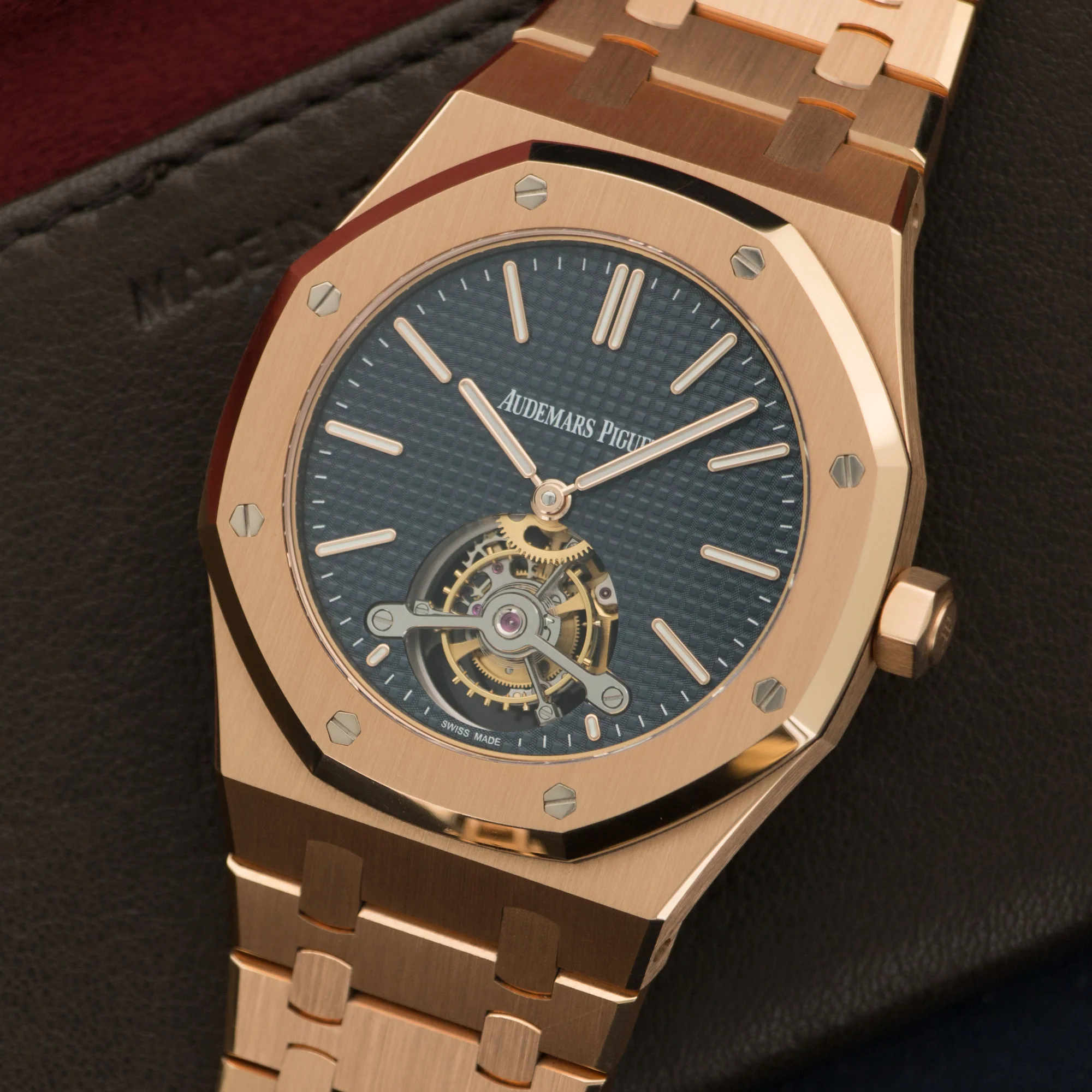 Audemars Piguet Rose Gold Royal Oak Tourbillon Watch Ref. 26510 - Image 2