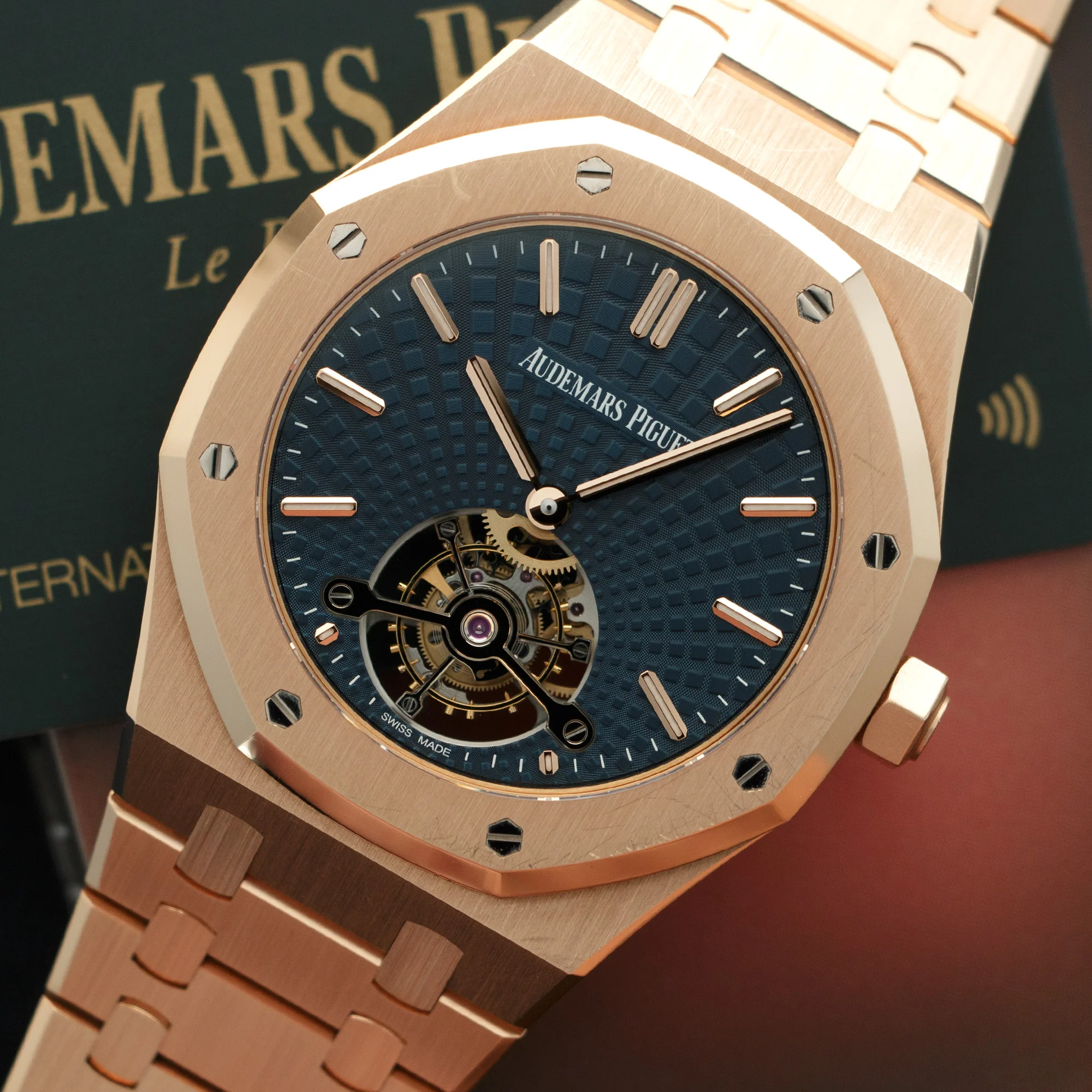 Audemars Piguet Rose Gold Royal Oak Tourbillon Watch Ref. 26522 - Image 2