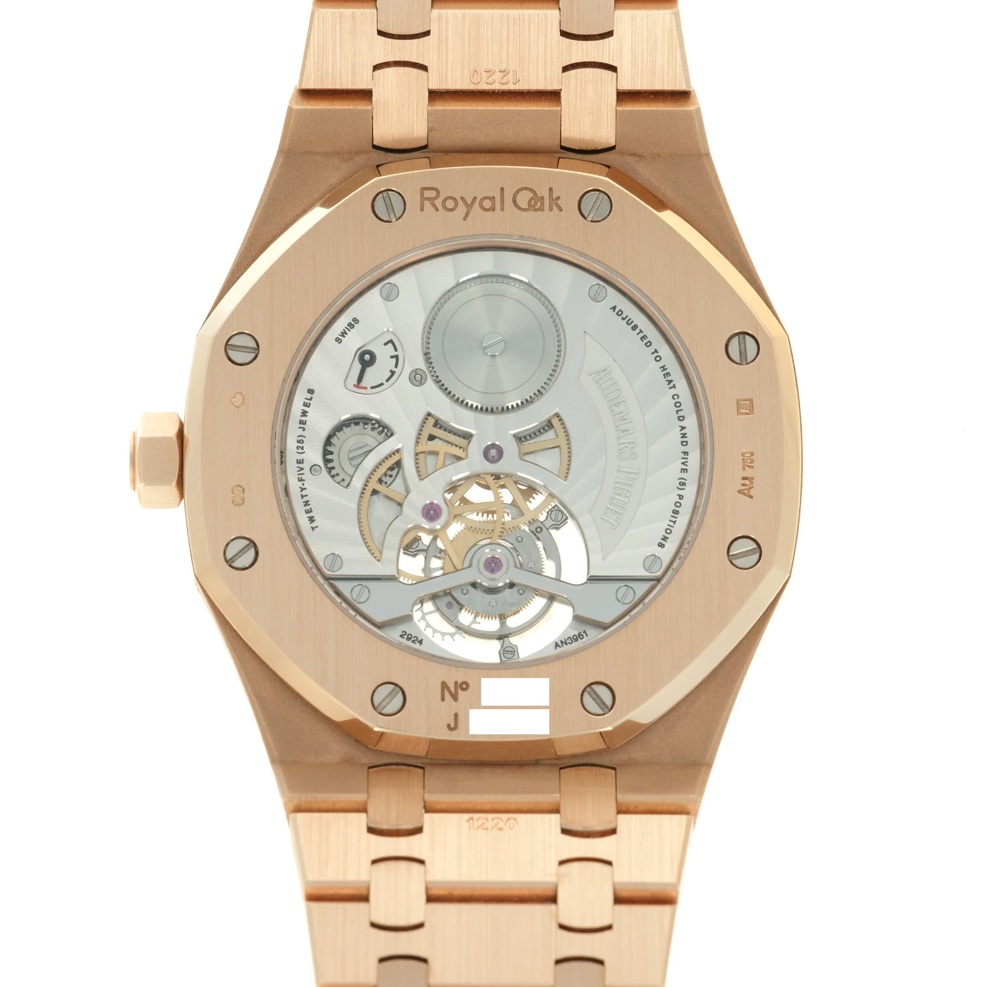 Audemars Piguet Rose Gold Royal Oak Tourbillon Watch Ref. 26522 - Image 4
