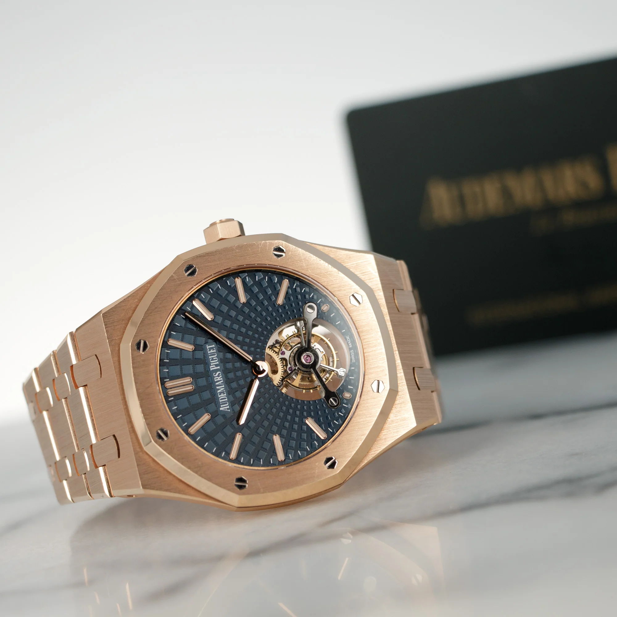 Audemars Piguet Rose Gold Royal Oak Tourbillon Watch Ref. 26522 - Image 6