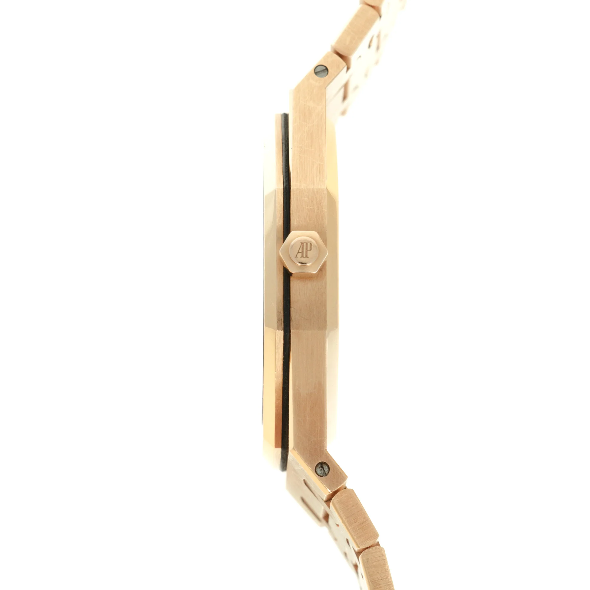Audemars Piguet Rose Gold Royal Oak Ultra-Thin Watch Ref. 15202 - Image 3