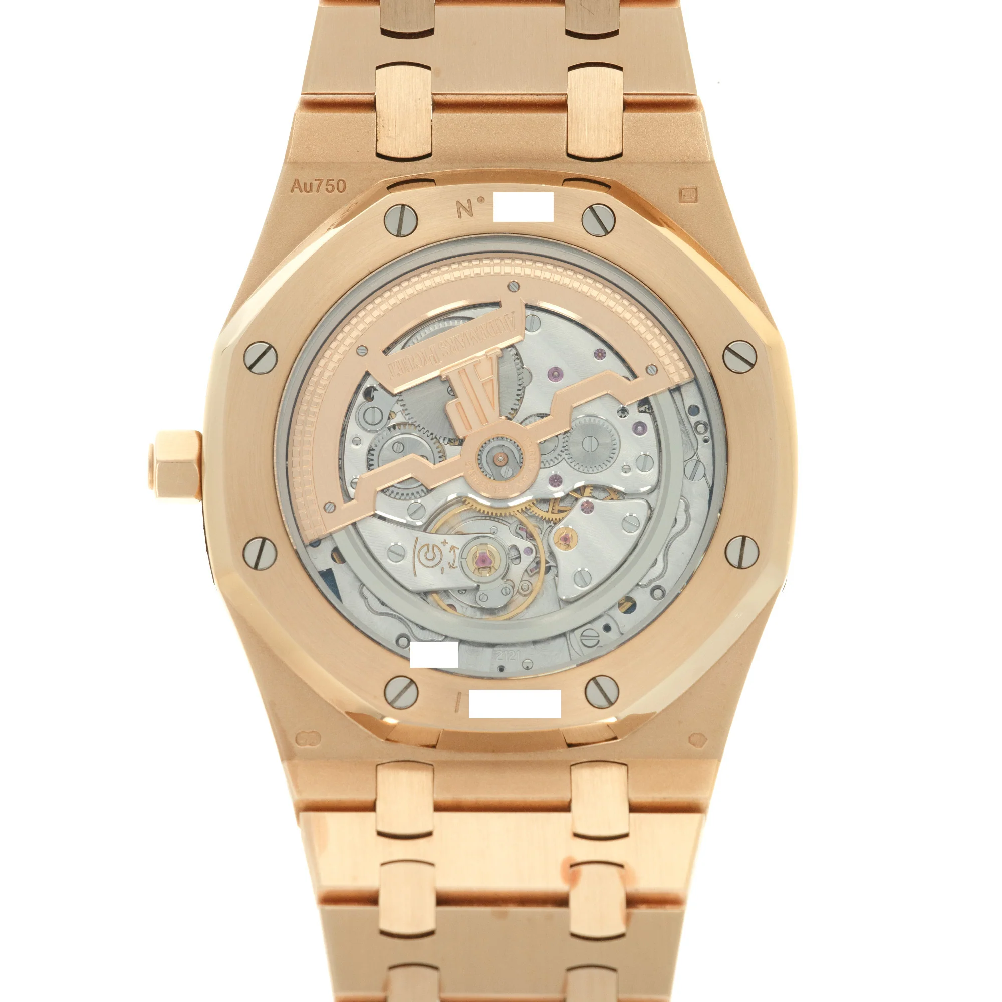 Audemars Piguet Rose Gold Royal Oak Ultra-Thin Watch Ref. 15202 - Image 4