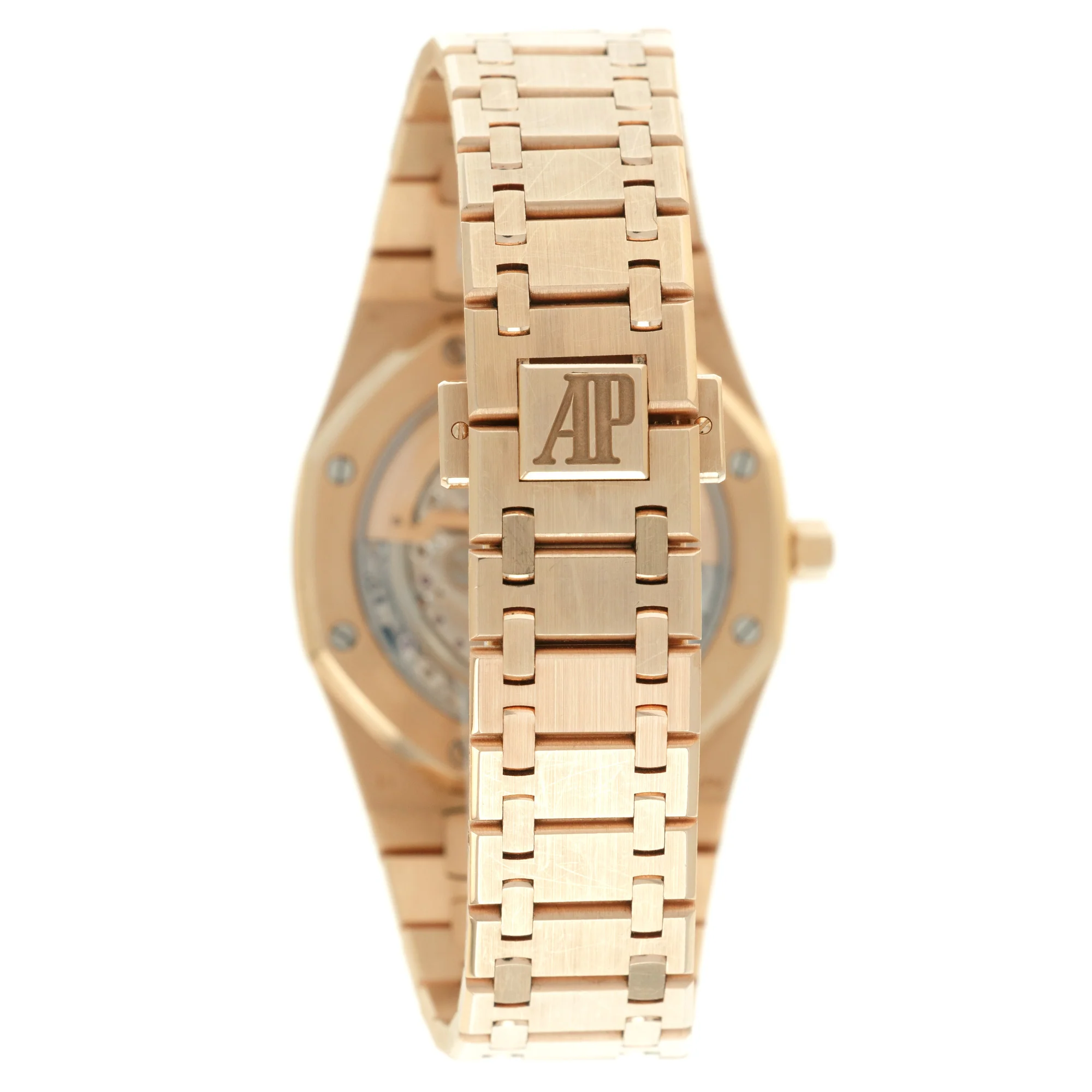 Audemars Piguet Rose Gold Royal Oak Ultra-Thin Watch Ref. 15202 - Image 5