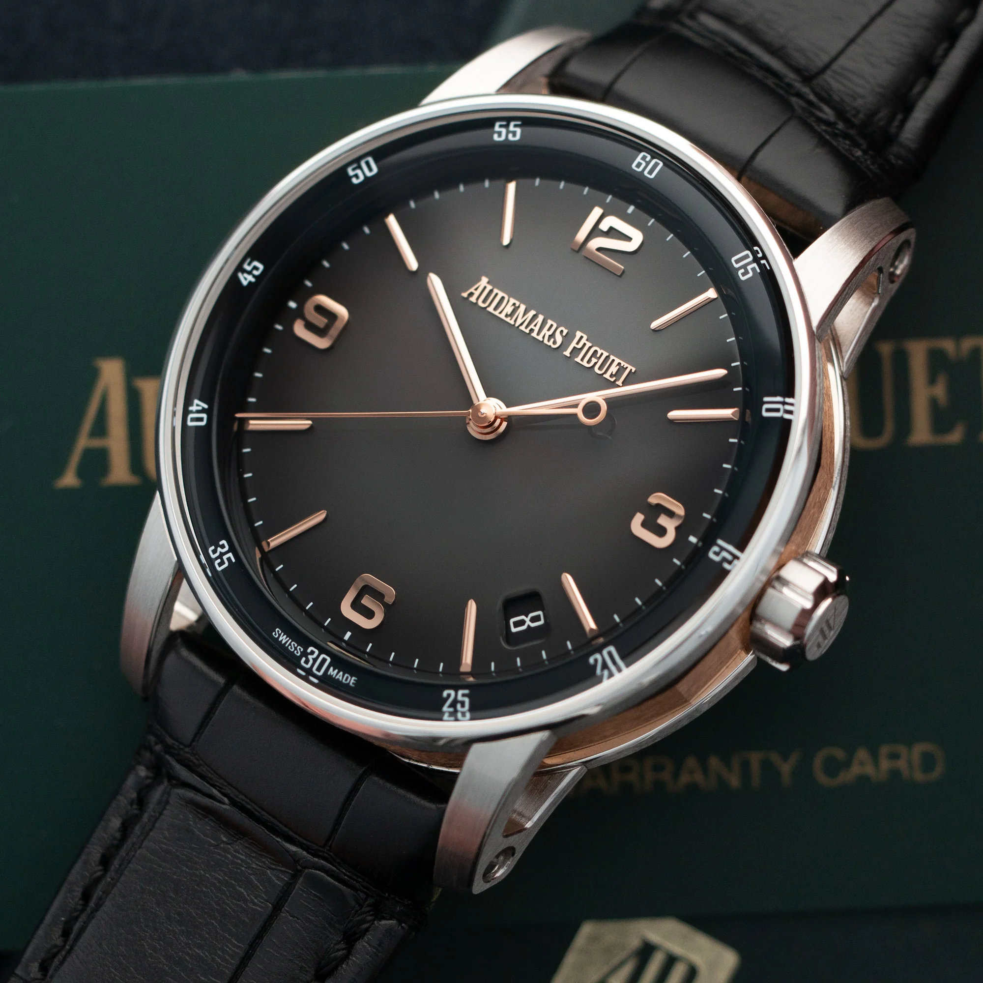 Audemars Piguet Rose Gold & White Gold Code 11.59 Watch - Image 2