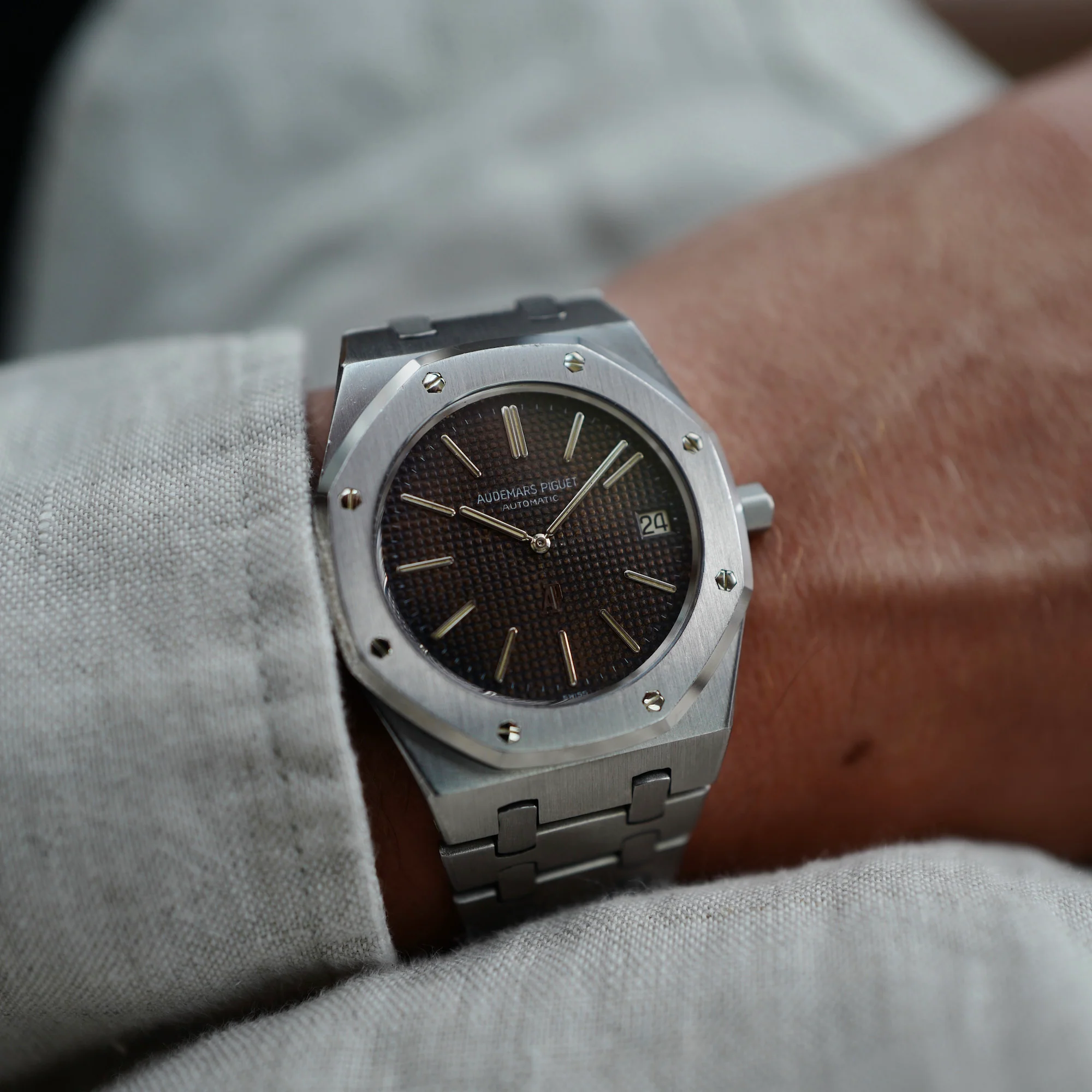 Audemars Piguet Royal Oak Brown Dial A-Series Watch Ref. 5402 - Image 6