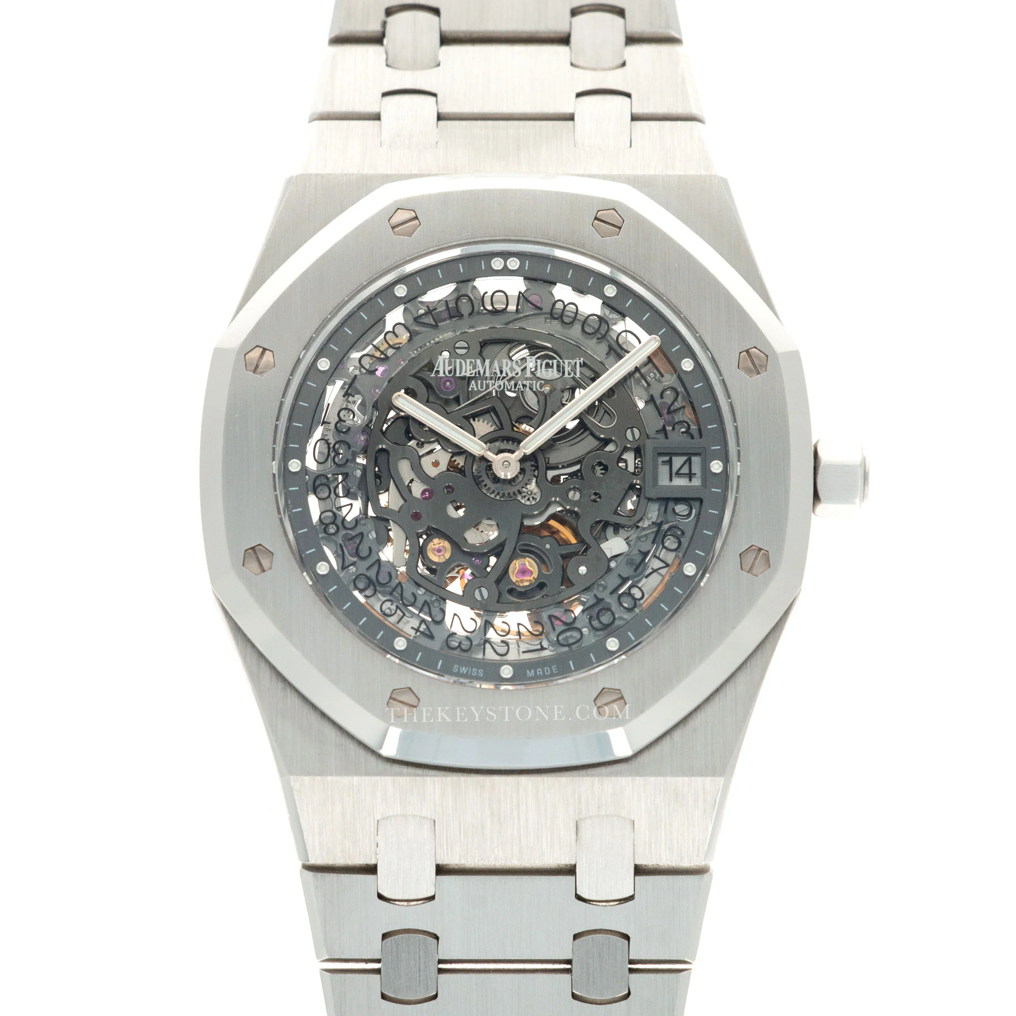 Audemars Piguet Royal Oak Platinum Skeletonized Watch, Ref. 15203