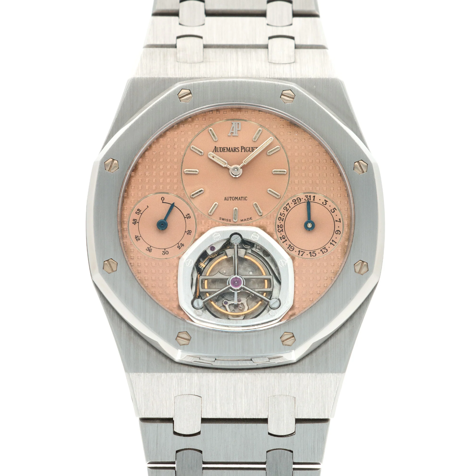 Audemars Piguet Royal Oak Tourbillon Salmon Dial Watch Ref. 25831