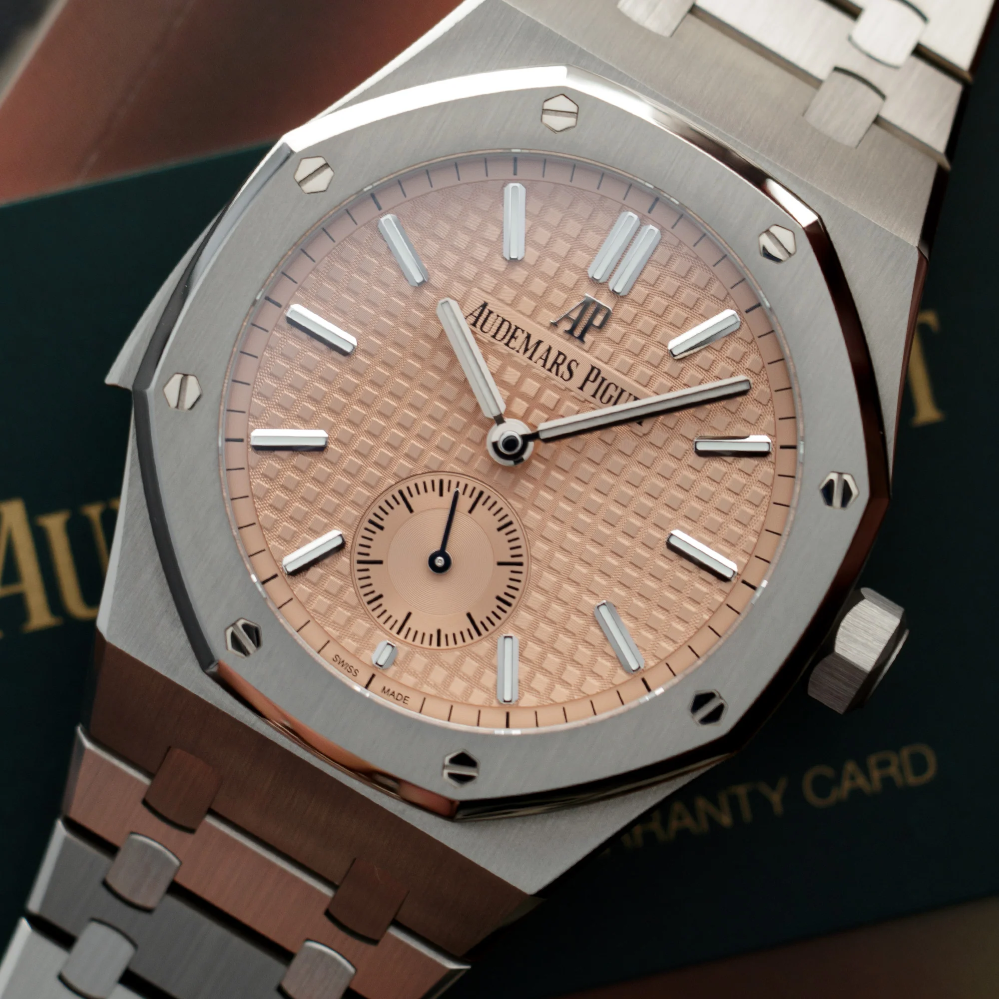 Audemars Piguet Salmon Dial Royal Oak Minute Repeater Supersonnerie Ref. 26591 - Image 2