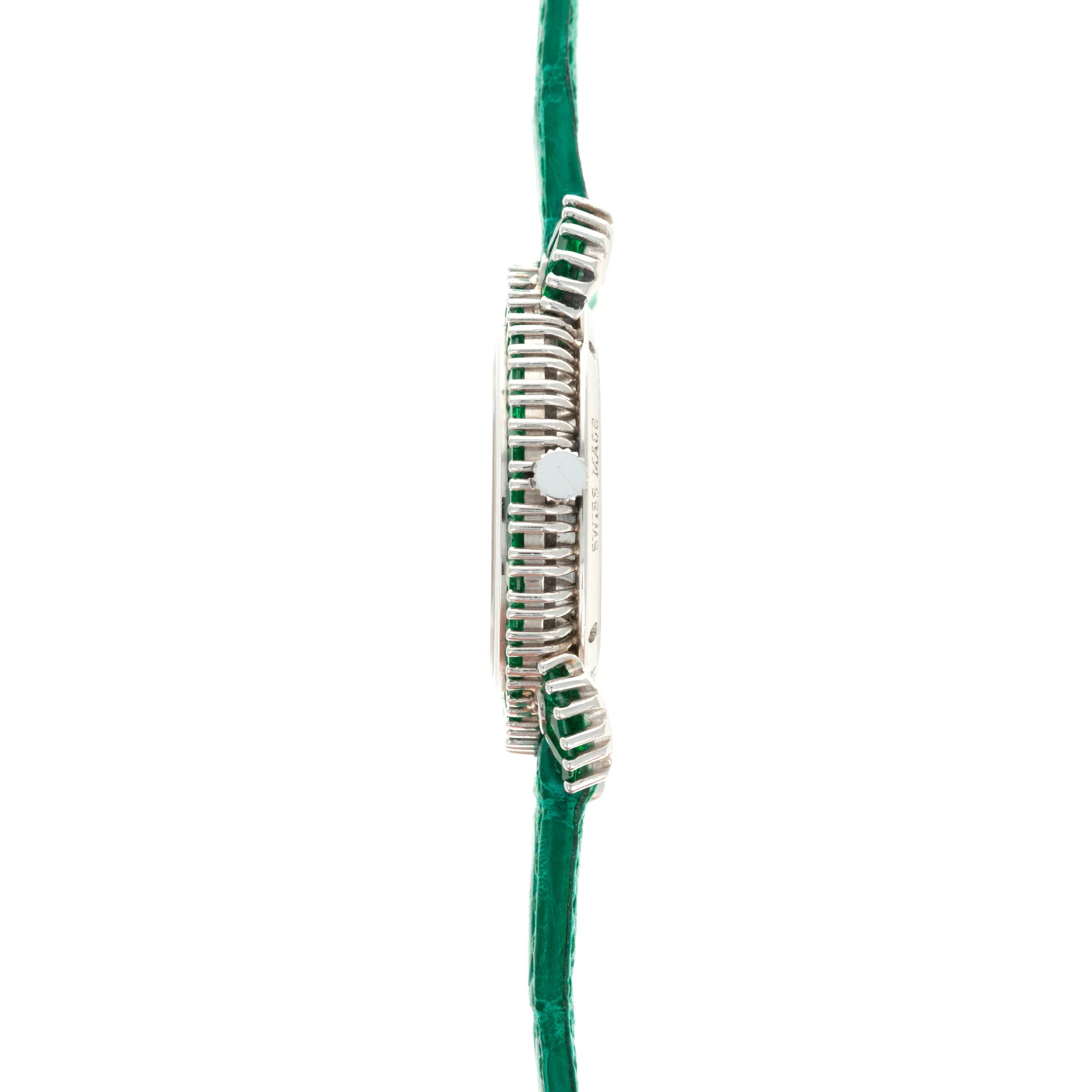 Audemars Piguet Skeletonized Emerald Diamond Watch, Piece Unique - Image 5