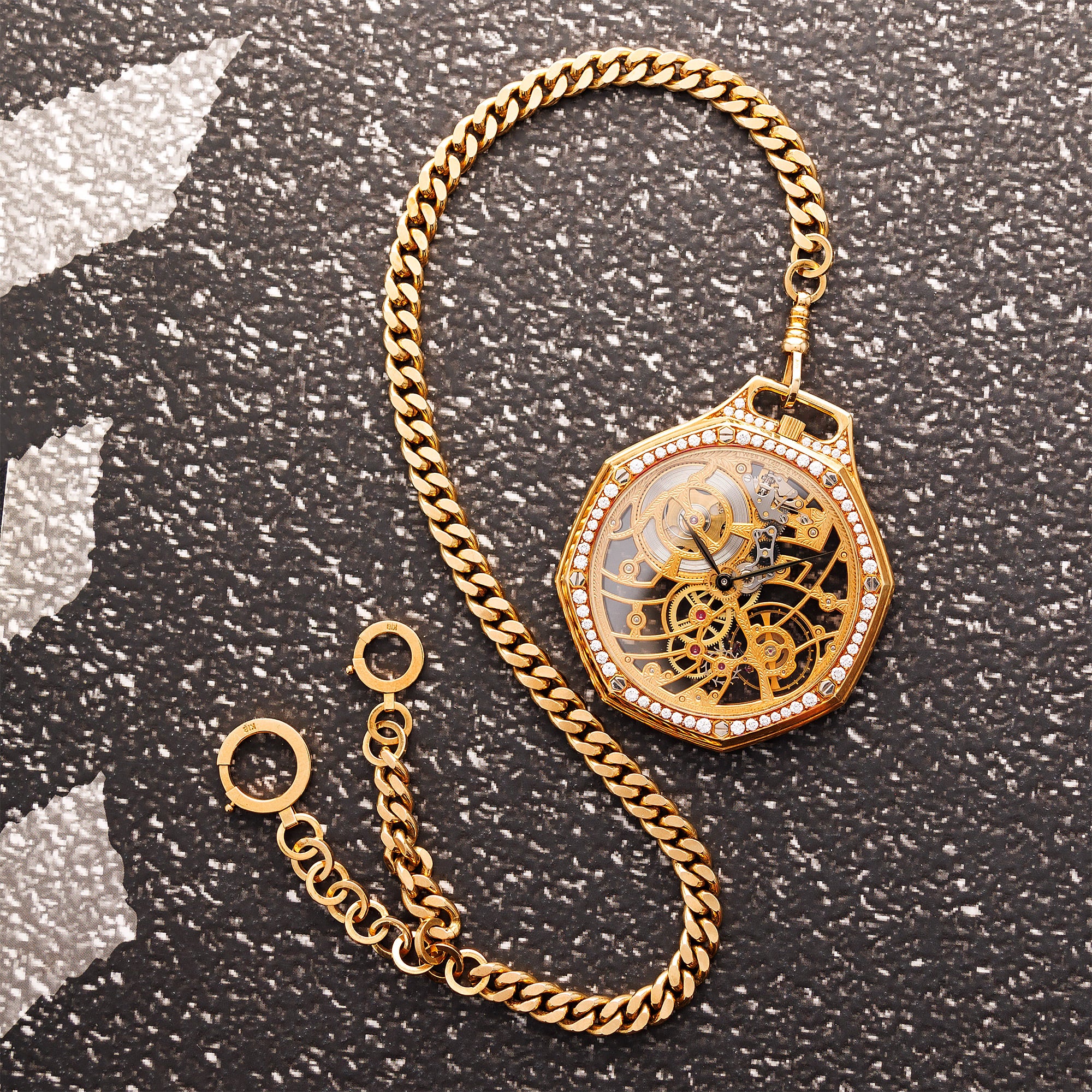Audemars Piguet Skeletonized Royal Oak Necklace Pocket Watch - Image 2