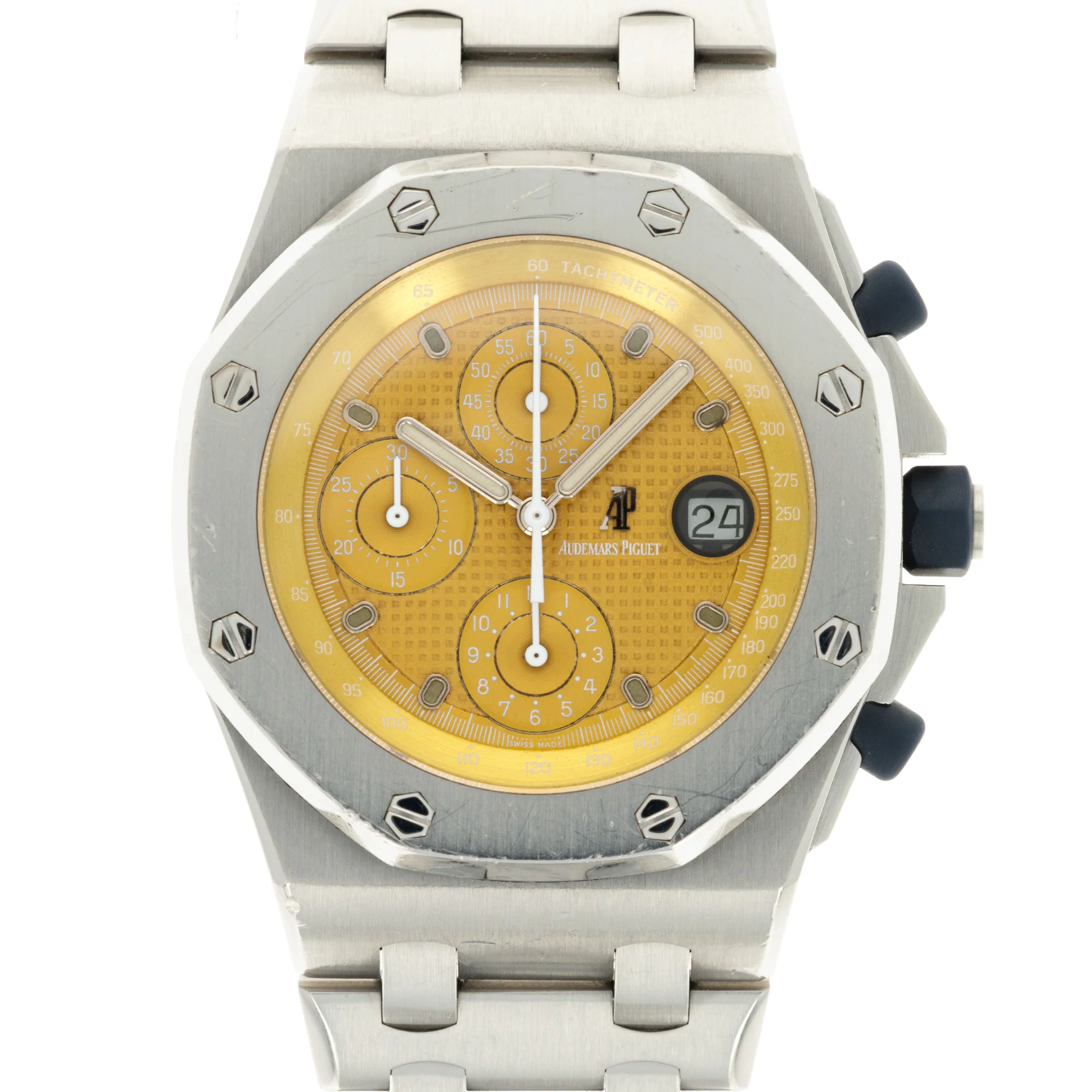 Audemars Piguet Steel Royal Oak Offshore Ref. 25721 with Tropical Gold Dial