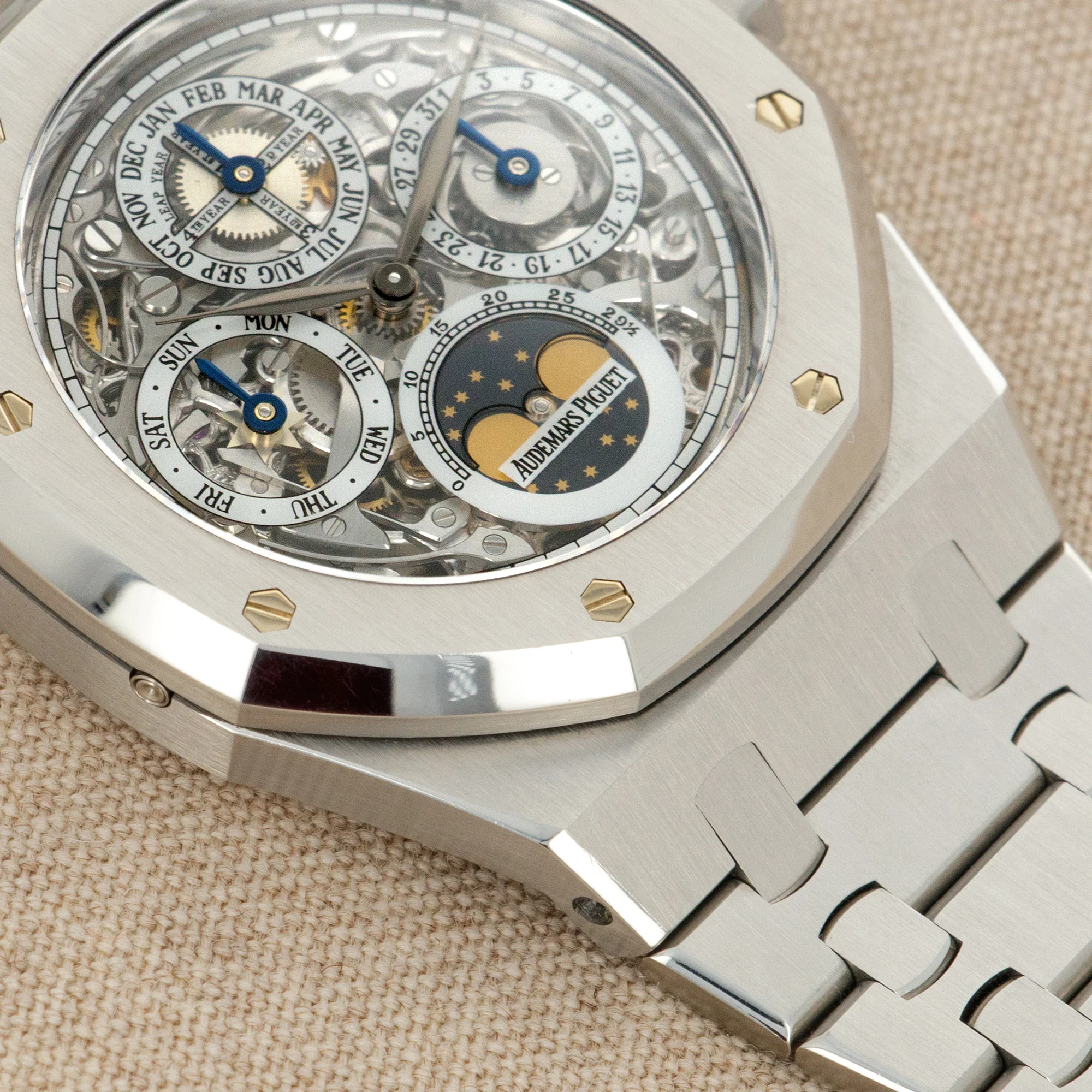 Audemars Piguet Steel Royal Oak Perpetual Calendar Skeleton Watch Ref. 25829 - Image 3