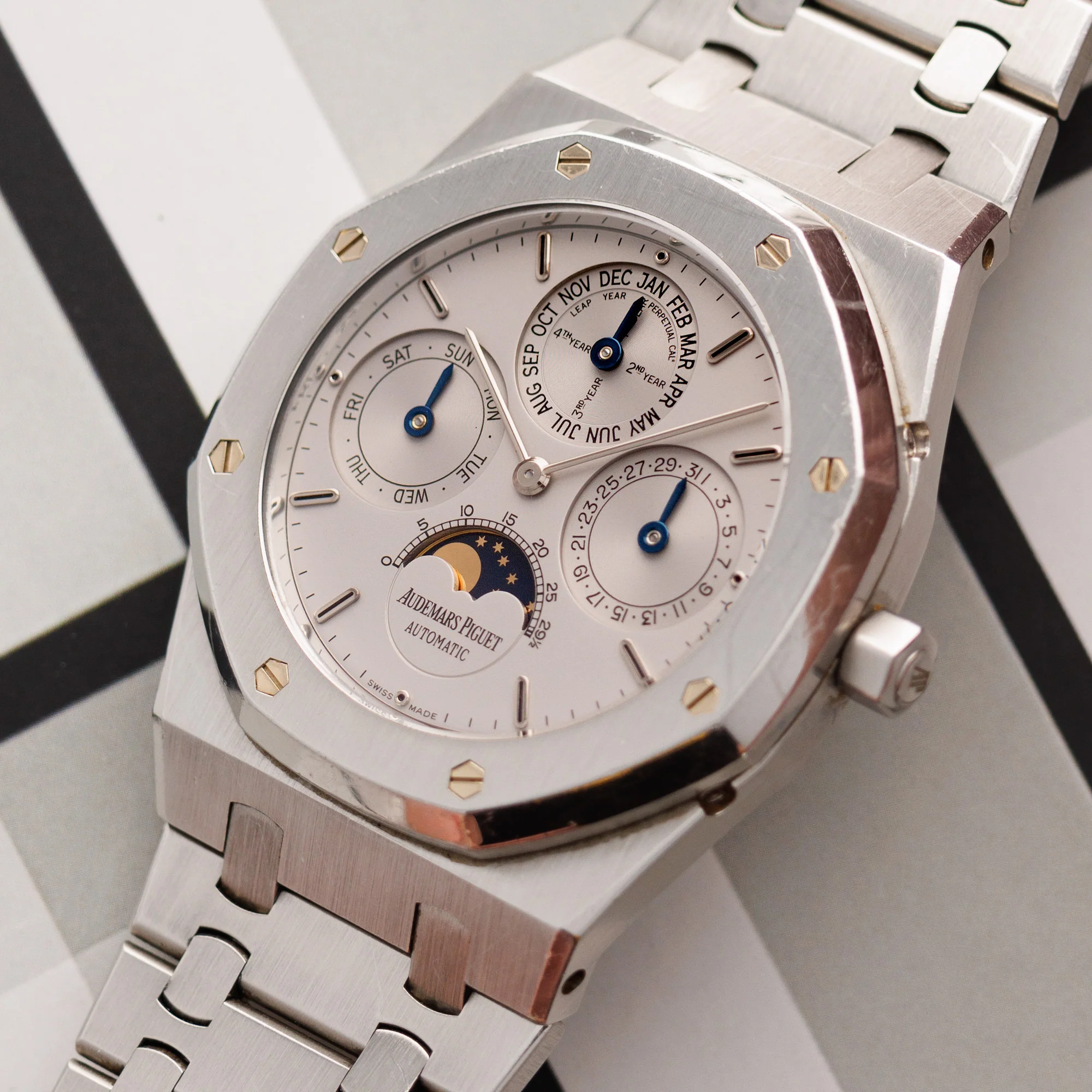 Audemars Piguet Steel Royal Oak Quantieme Perpetual Ref. 25820 - Image 2