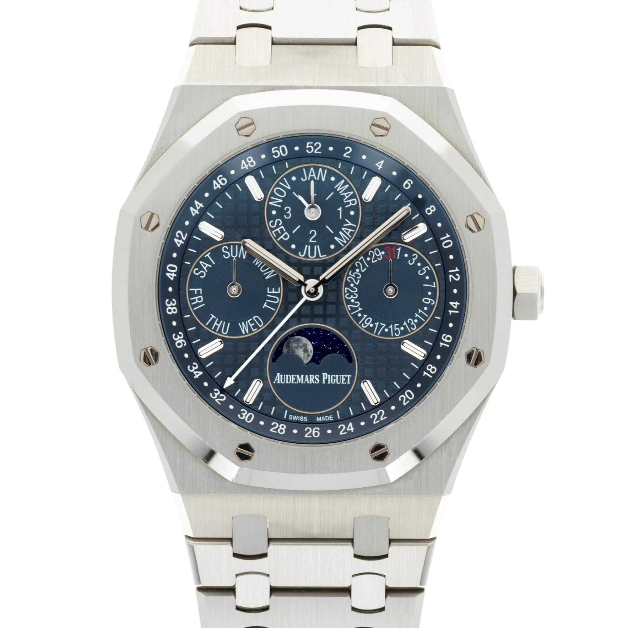Audemars Piguet Steel Royal Oak Quantieme Perpetual Ref. 26574