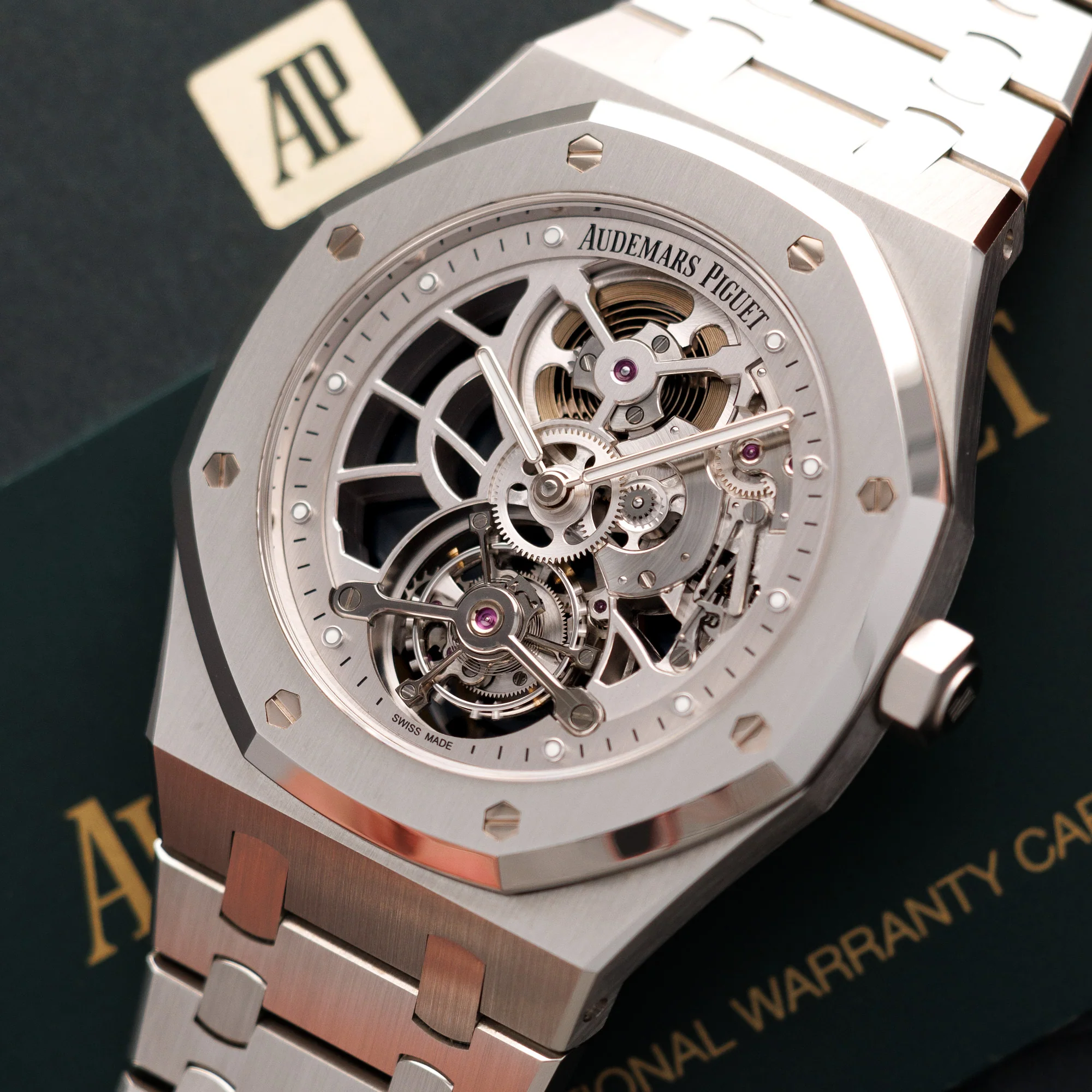 Audemars Piguet Steel Royal Oak Skeleton Tourbillon Watch Ref. 26518 - Image 2
