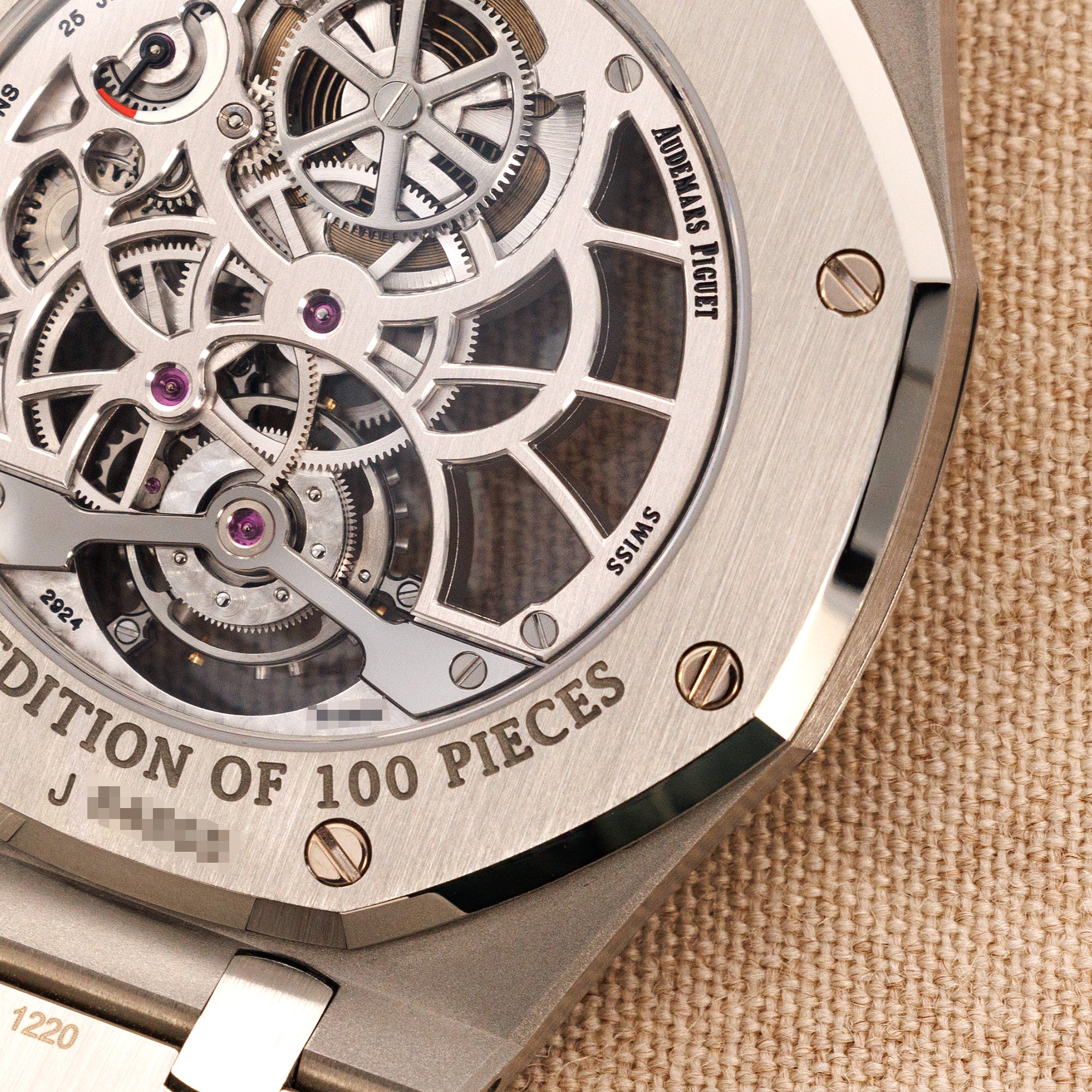 Audemars Piguet Steel Royal Oak Skeleton Tourbillon Watch Ref. 26518 - Image 7
