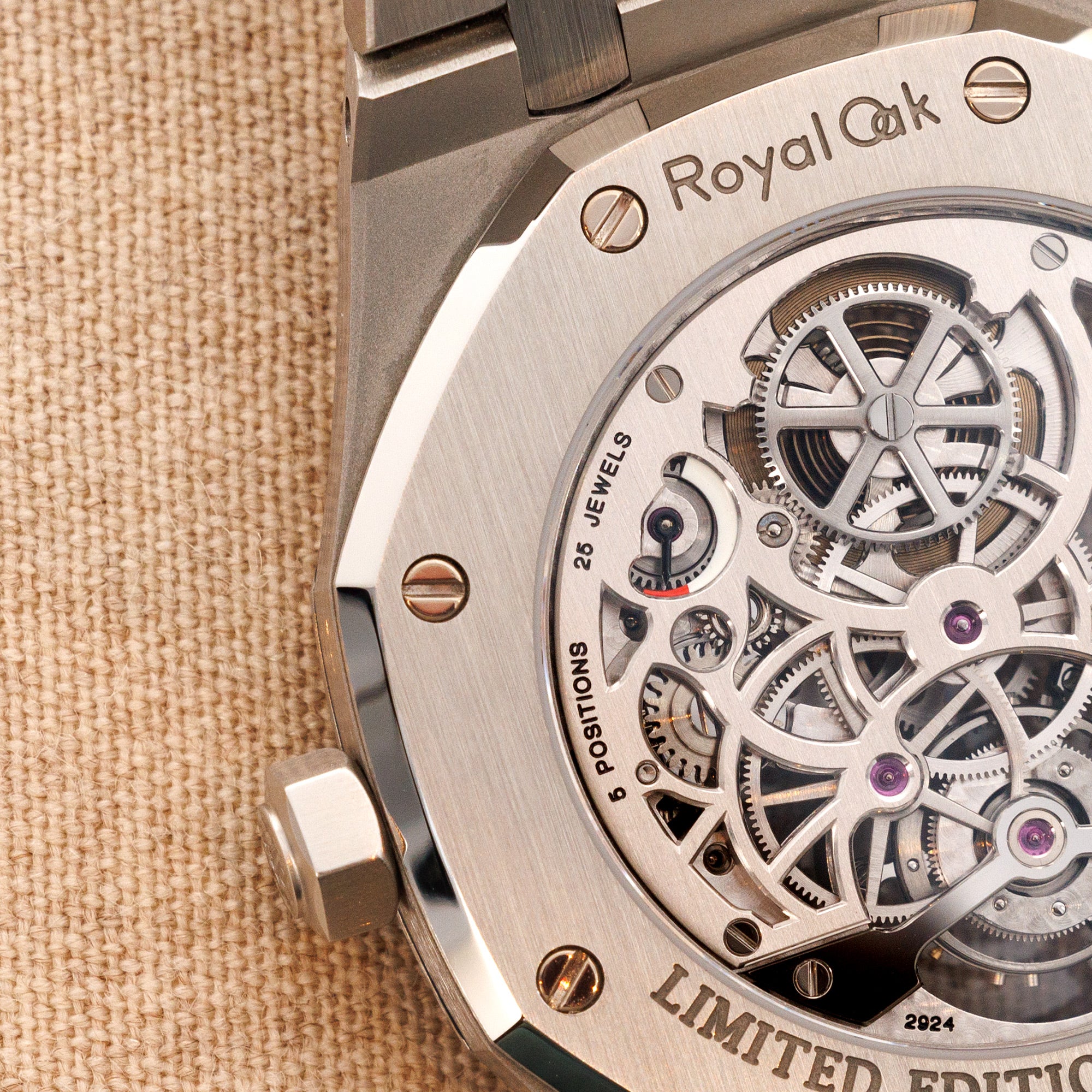 Audemars Piguet Steel Royal Oak Skeleton Tourbillon Watch Ref. 26518 - Image 8