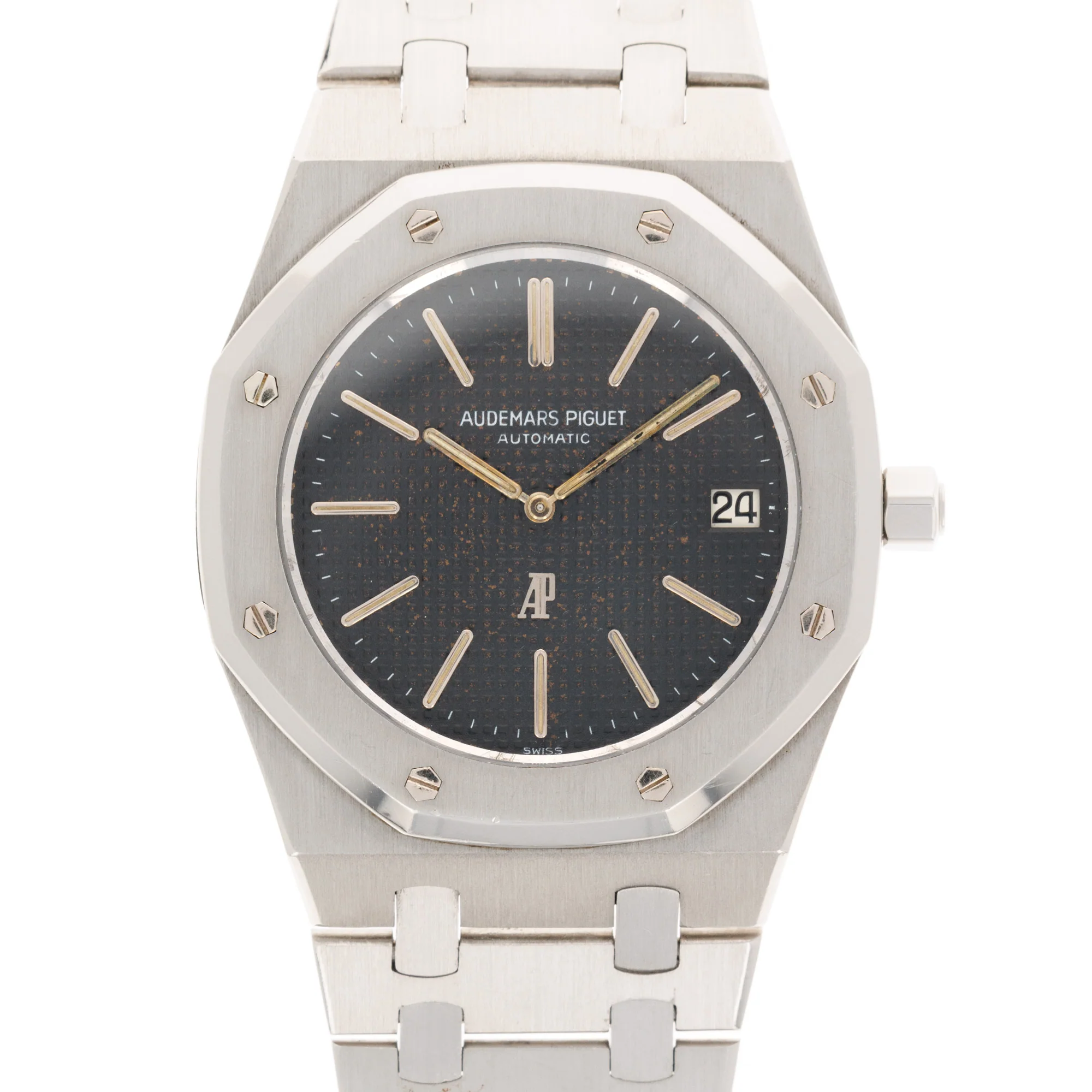 Audemars Piguet Steel Transitional Jumbo Royal Oak Ref. 5402 Rare No Serial Watch