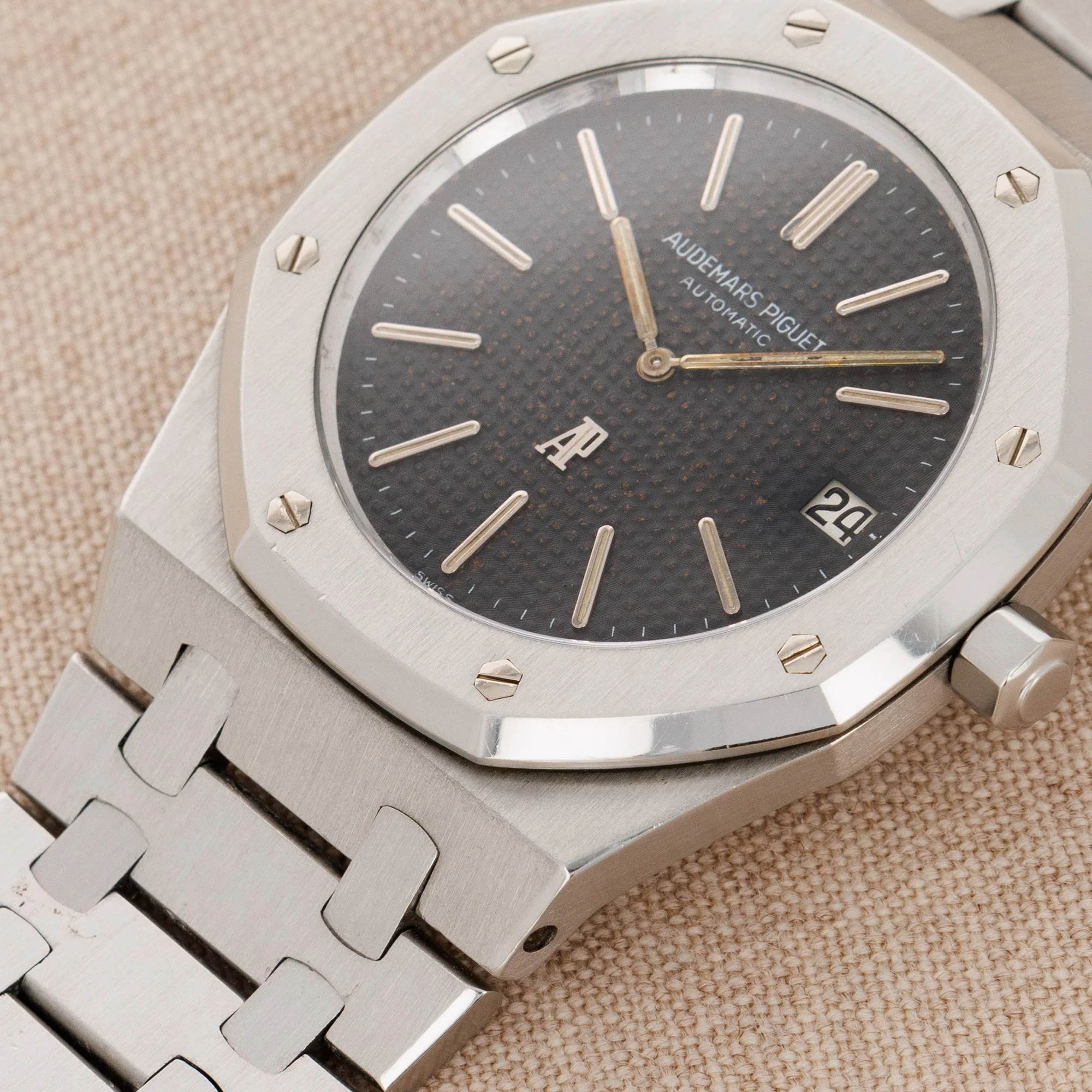 Audemars Piguet Steel Transitional Jumbo Royal Oak Ref. 5402 Rare No Serial Watch - Image 5