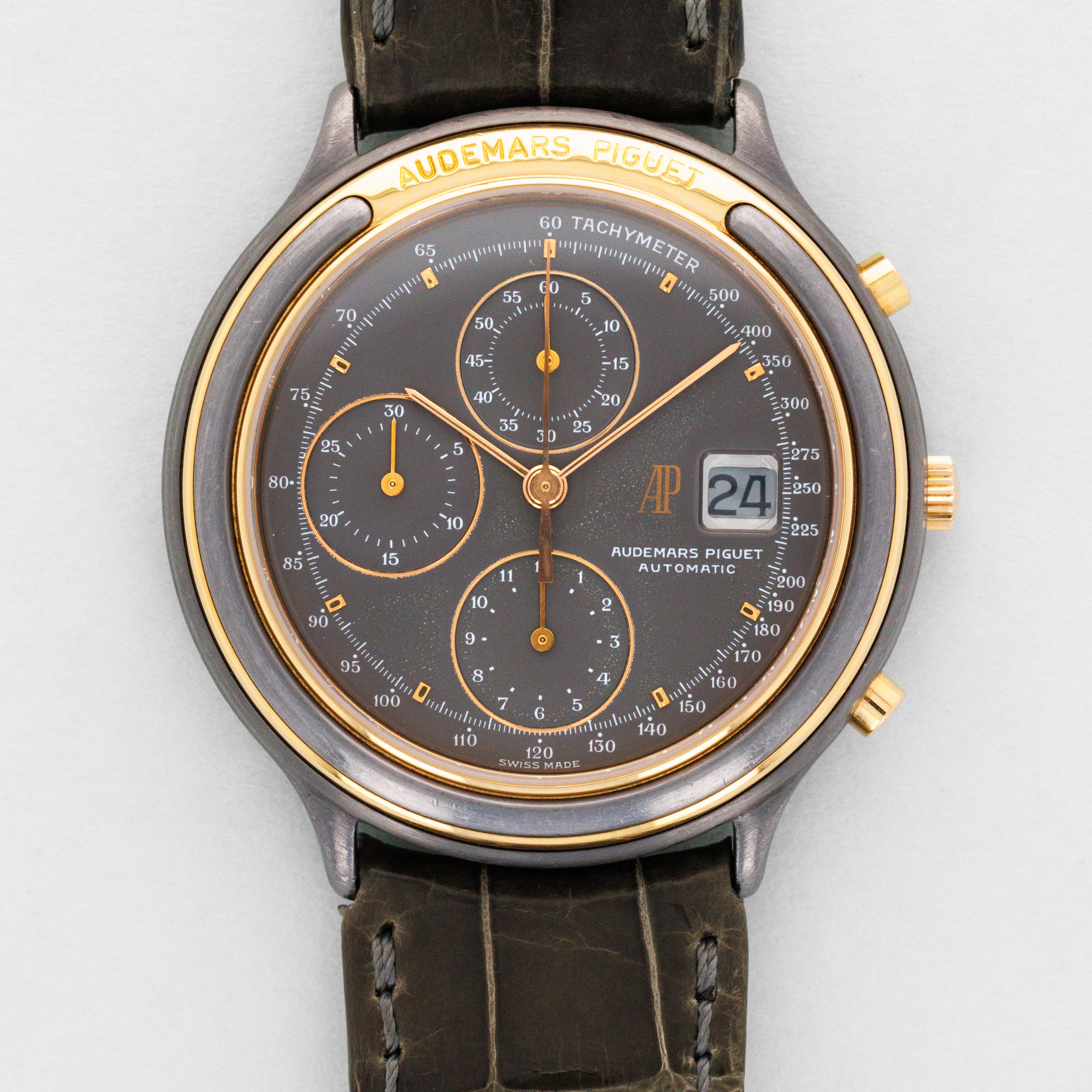 Audemars Piguet Tantalum and Rose Gold Huitieme Chrononograph 25644