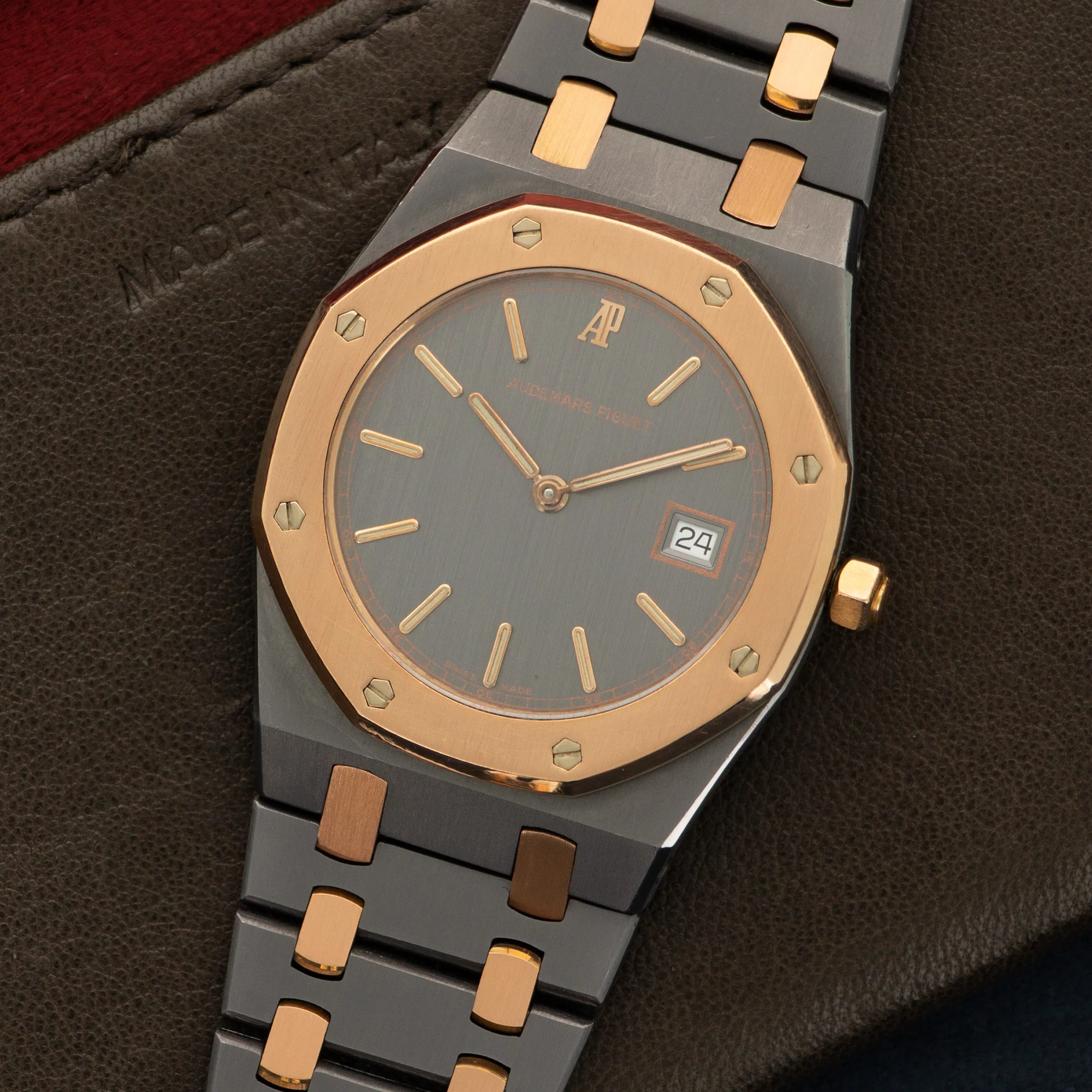 Audemars Piguet Tantalum & Rose Gold Royal Oak Watch - Image 2